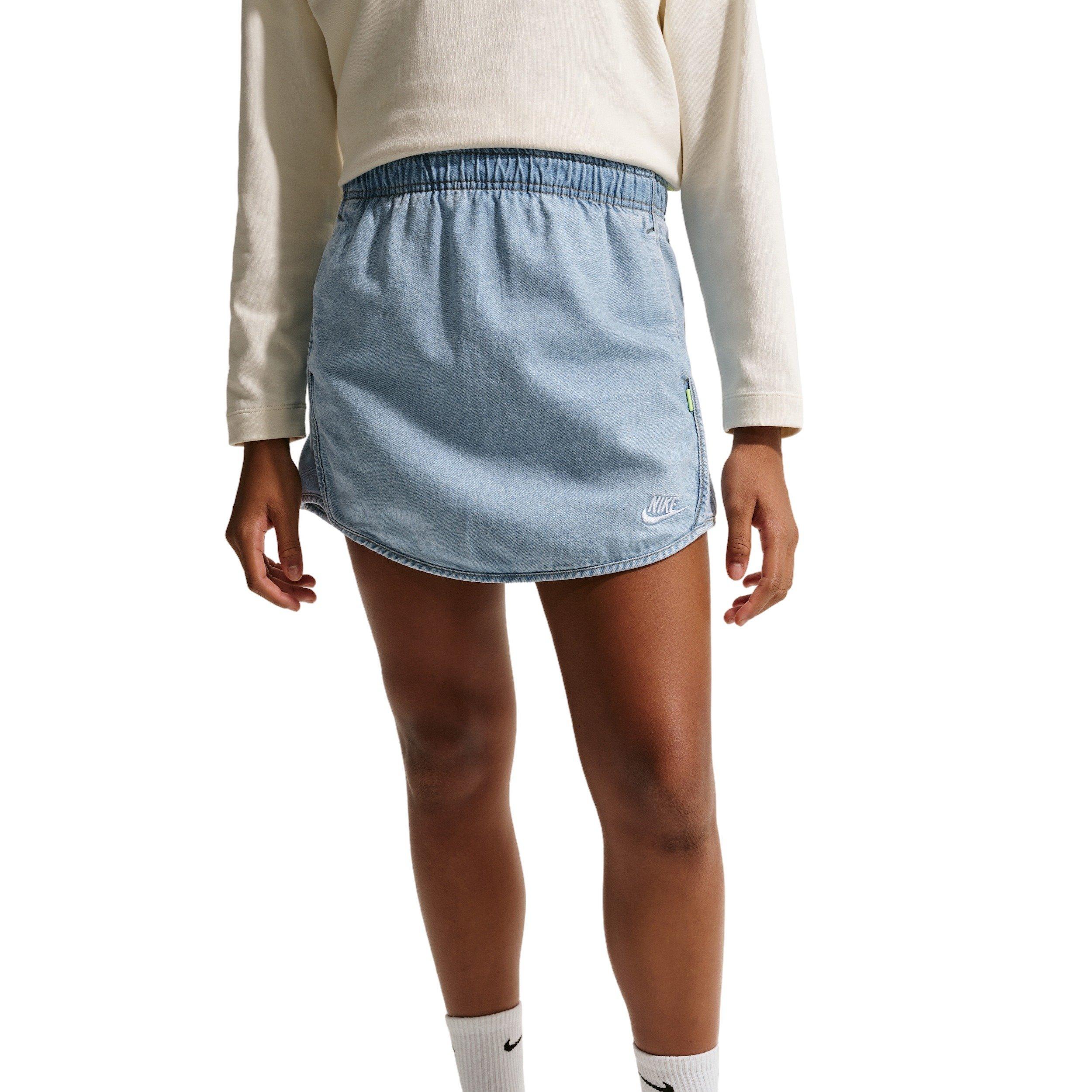 Nike Big Girls' Sportswear Collection Lt Denim Skirt - LT DENIM Thumbnail View 3