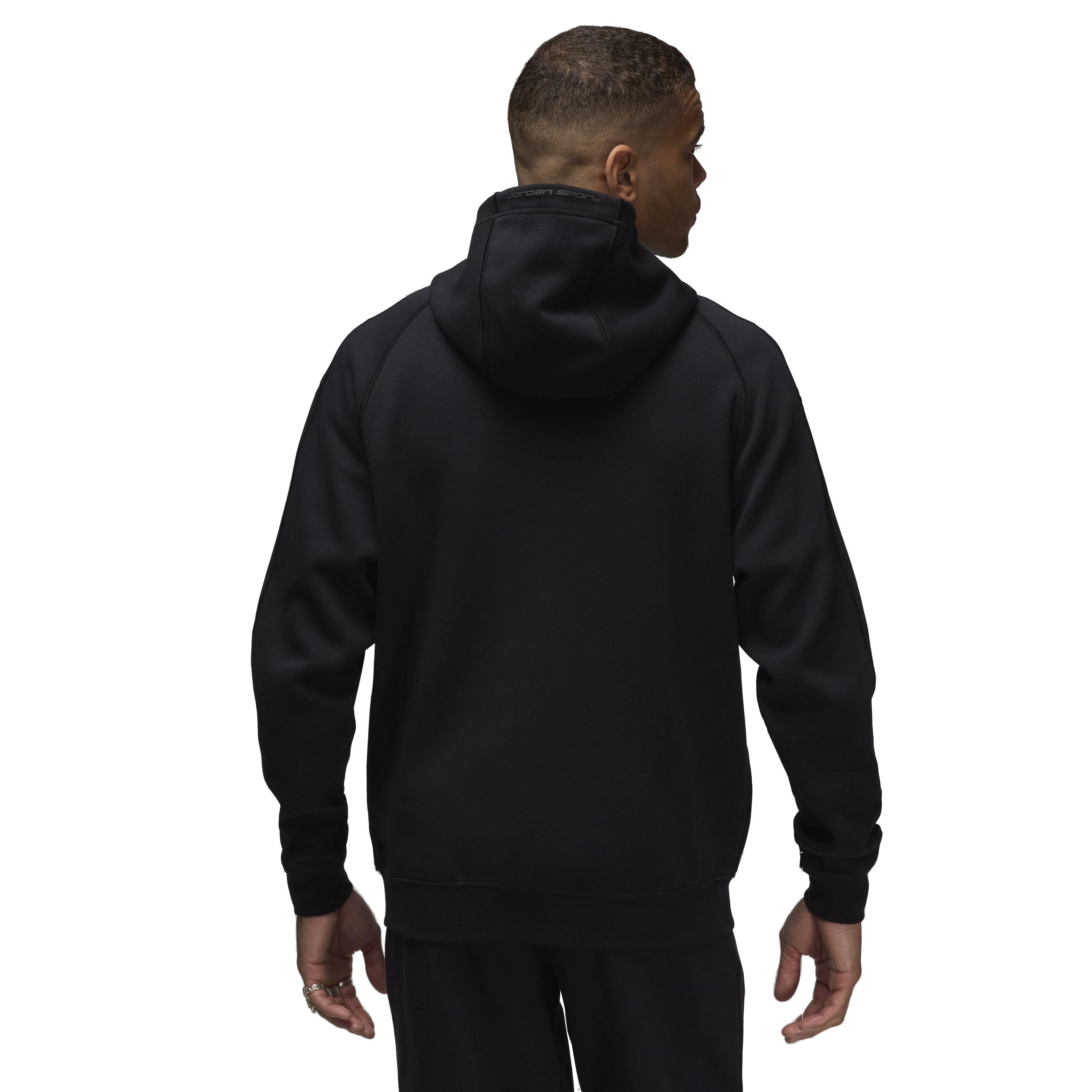 Jordan Men's Sport Hoop Fleece Dri-FIT Full-Zip Jacket - BLACK Thumbnail View 2