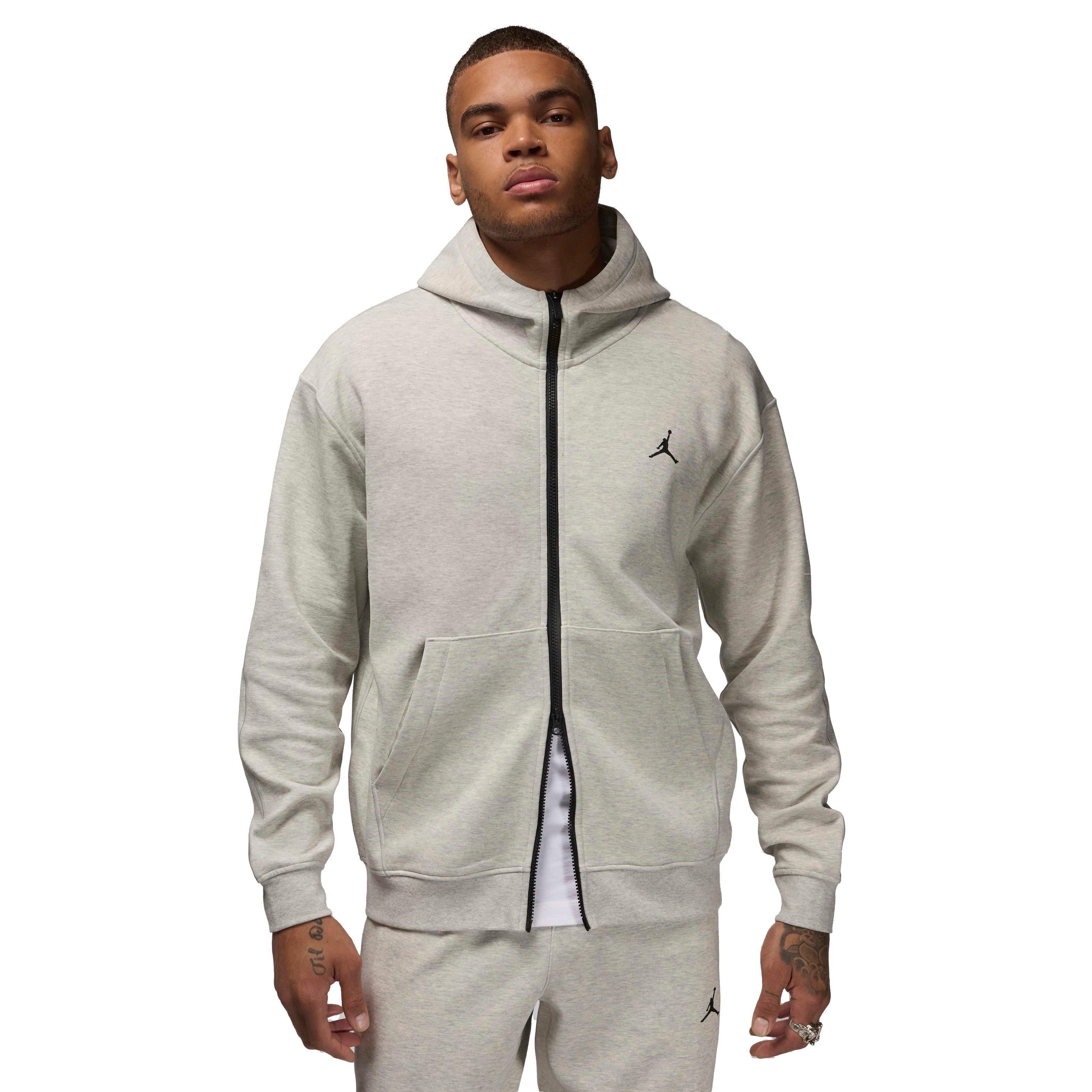 Jordan Men's Sport Hoop Fleece Dri-FIT Full-Zip Jacket - GREY Thumbnail View 1