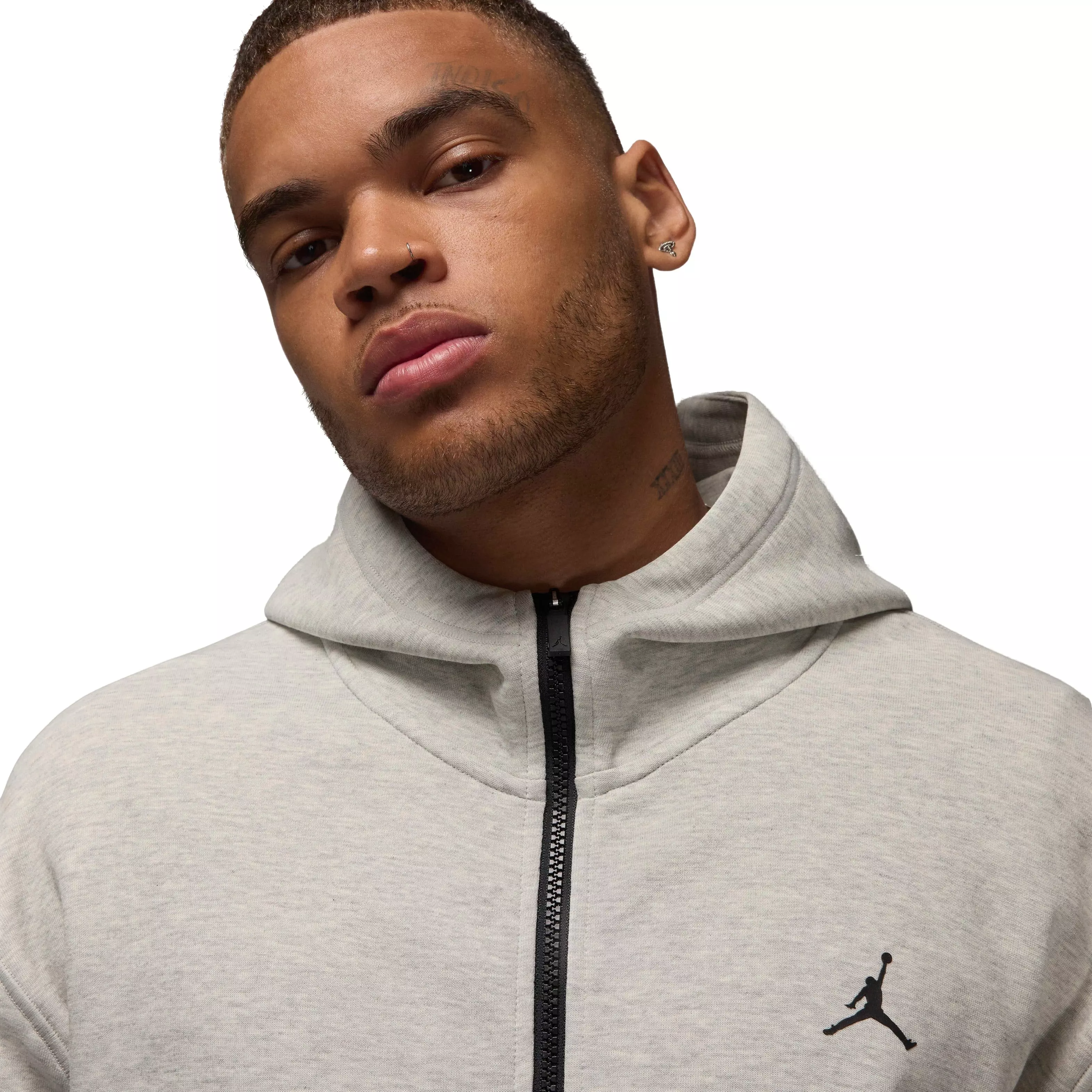 Jordan Men's Sport Hoop Fleece Dri-FIT Full-Zip Jacket - GREY