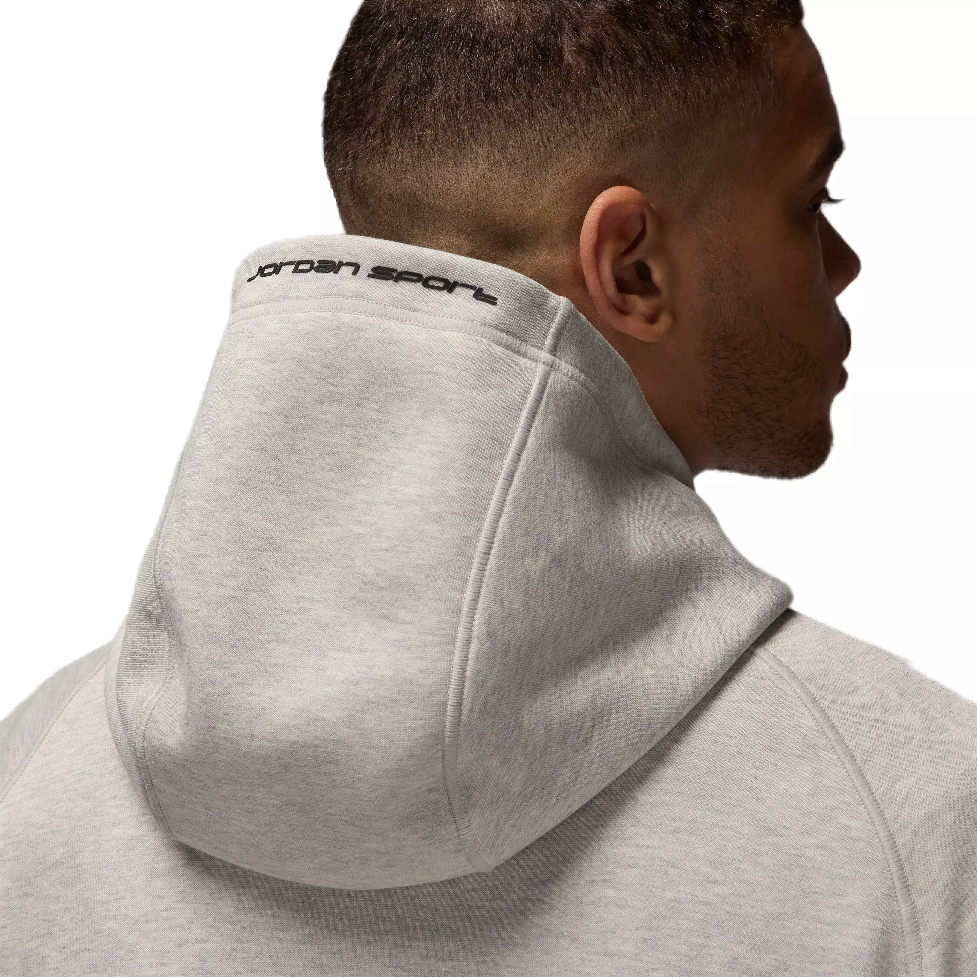 Jordan Men's Sport Hoop Fleece Dri-FIT Full-Zip Jacket - GREY