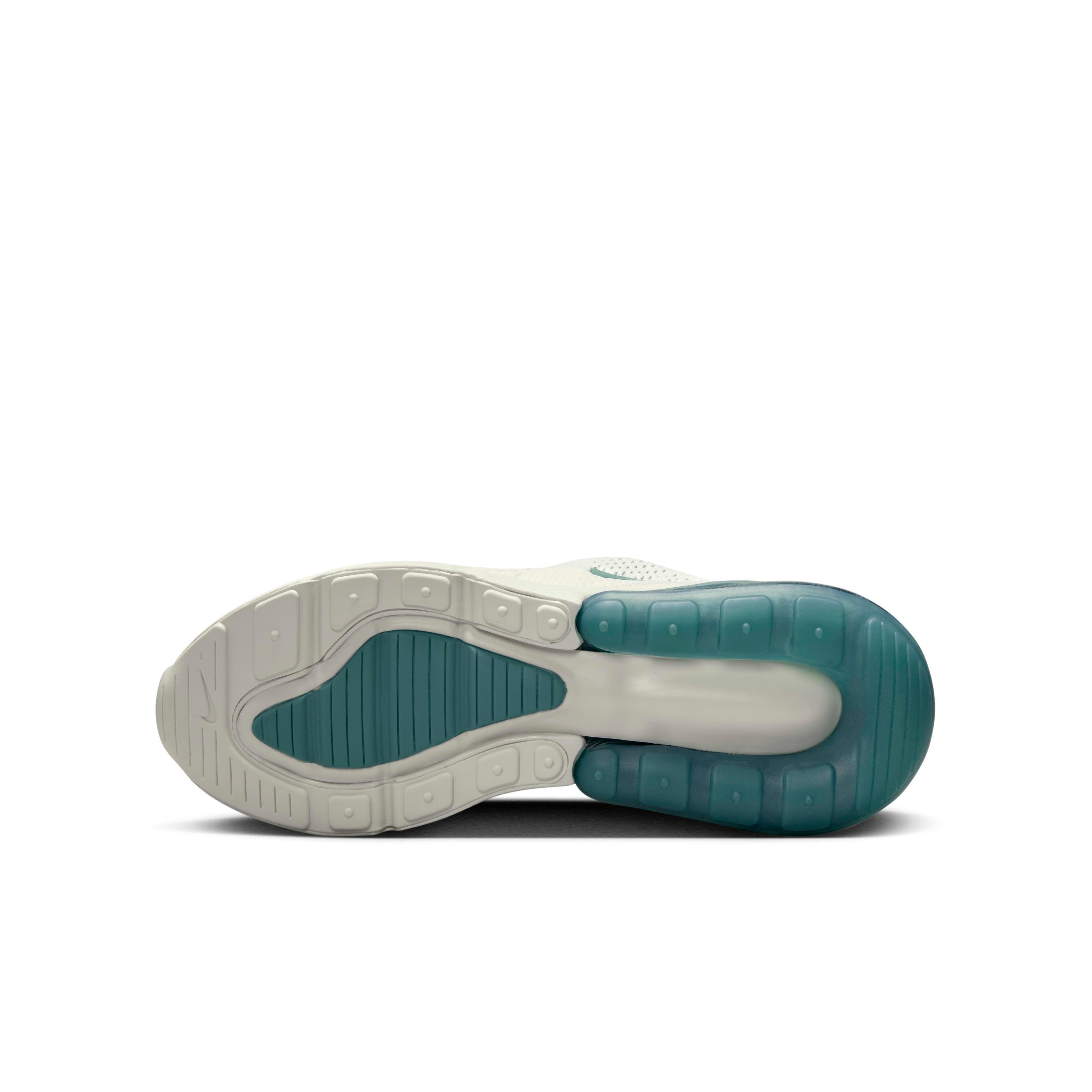 Nike Air Max 270 Grade School Boys' "Sail/Light Bone/Light Orewood Brown/Bicoastal" Shoe