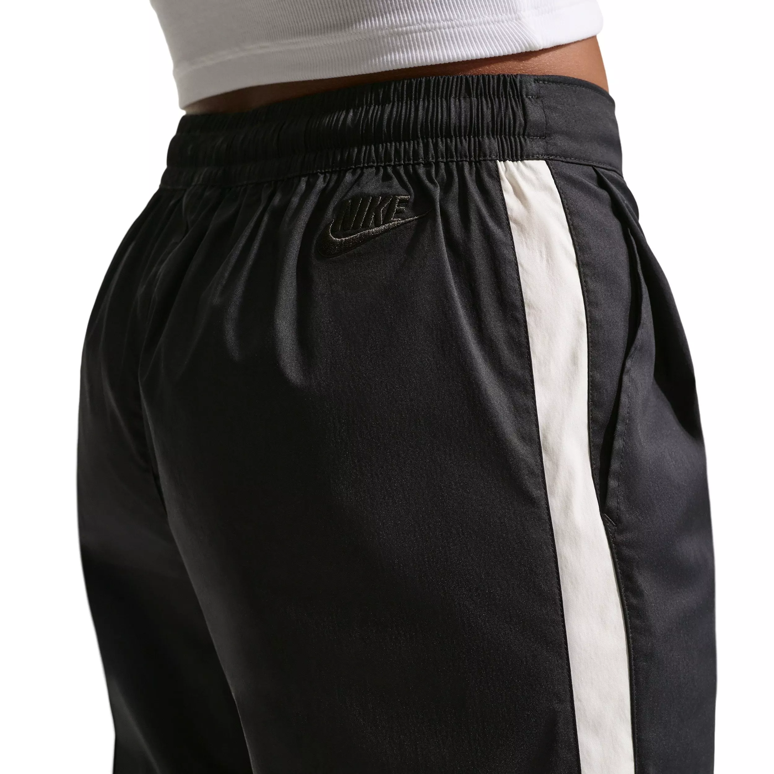 Nike Big Girls' Sportswear Collection Woven Pants - Black - BLACK