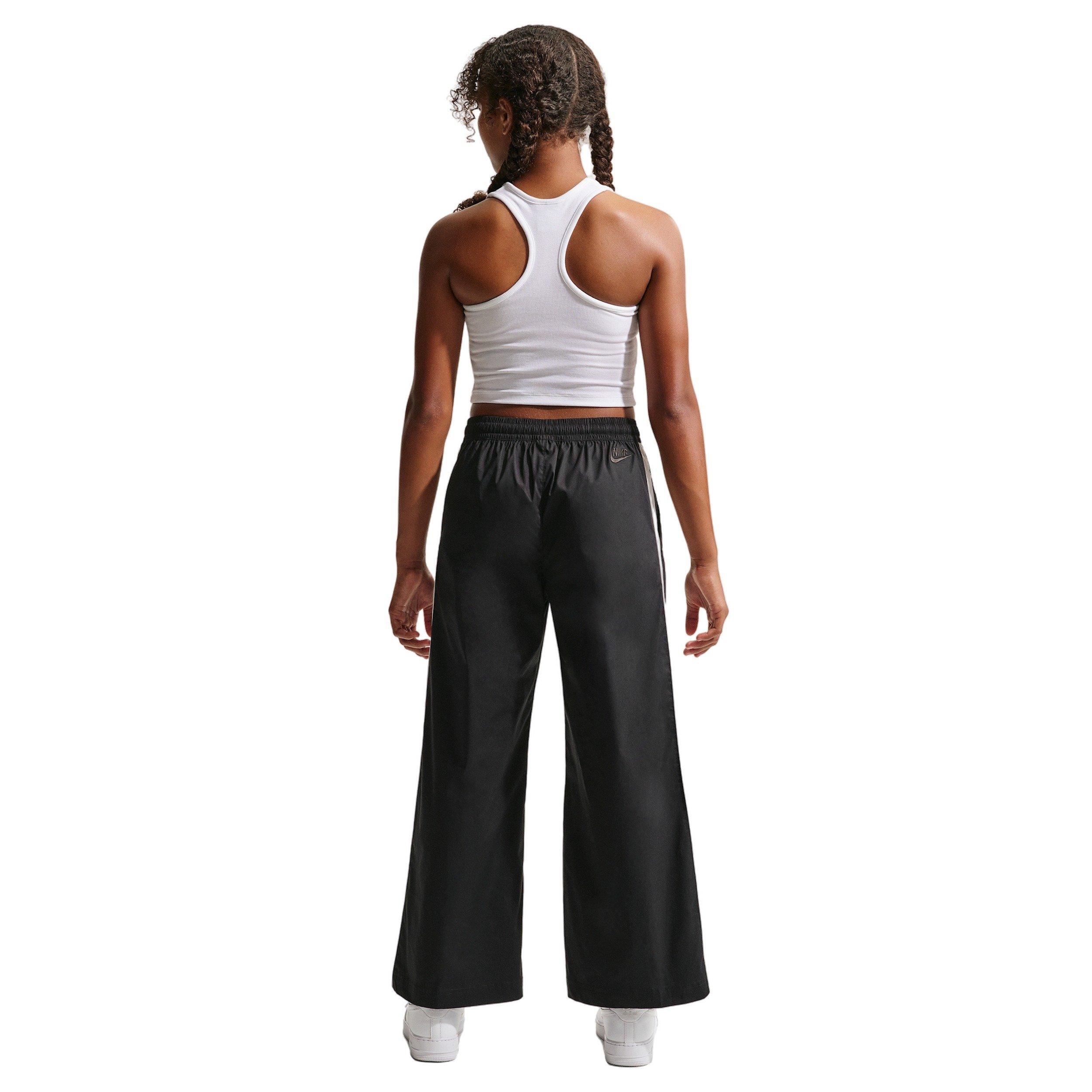 Nike Big Girls' Sportswear Collection Woven Pants - Black - BLACK Thumbnail View 5