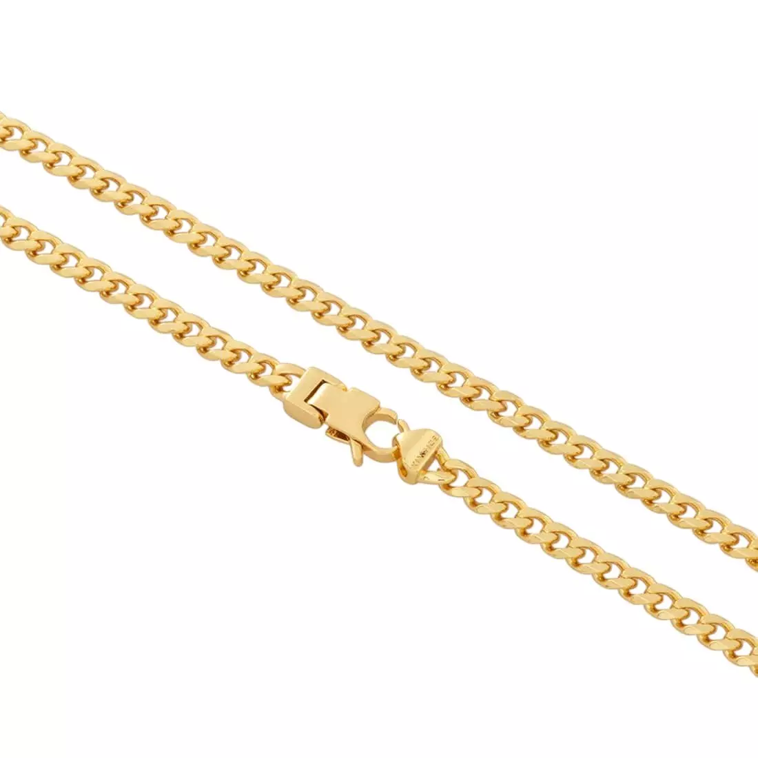 King Ice 4mm Miami Cuban Link Chain - Gold - GOLD