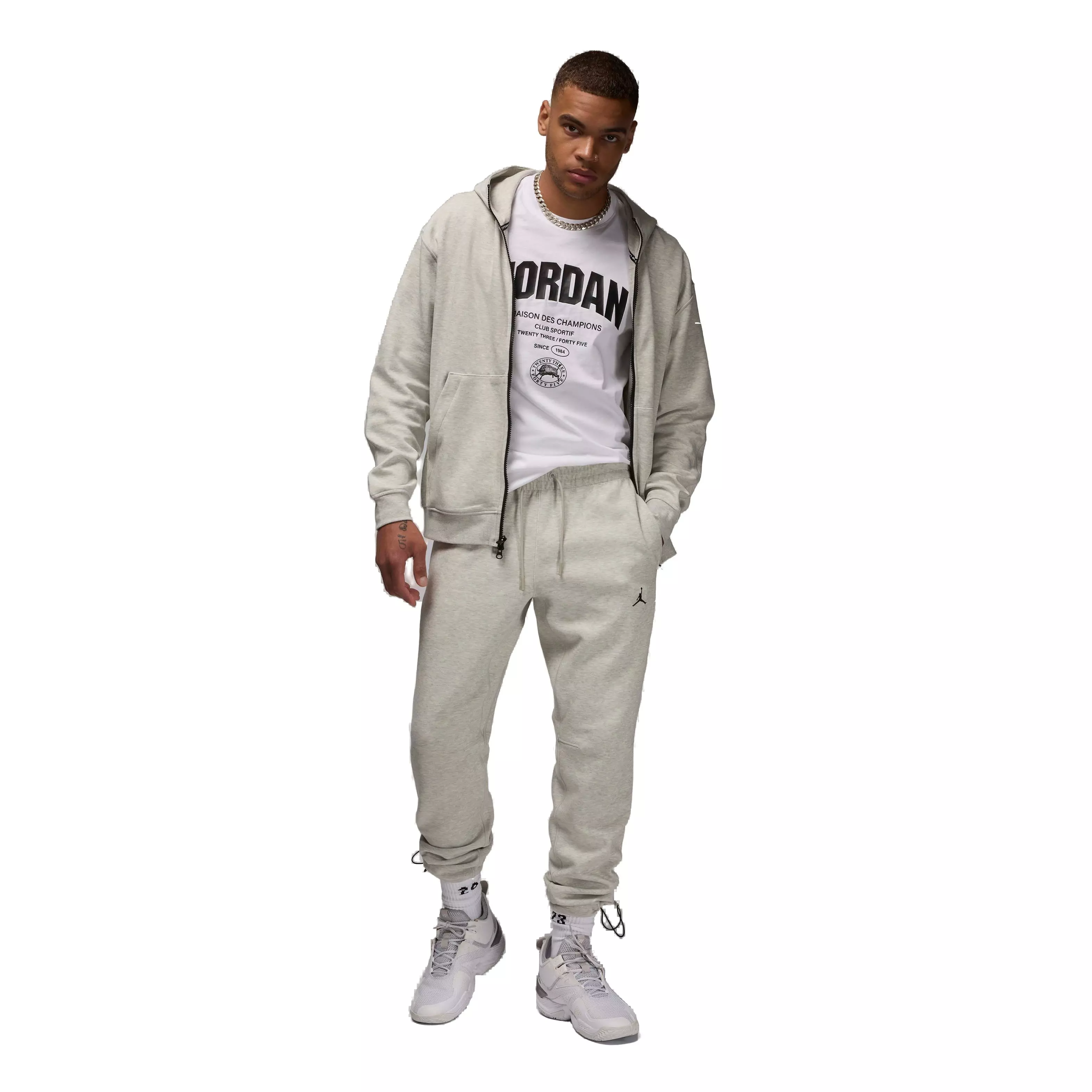 Jordan Men's Sport Hoop Fleece Dri-FIT Pants - GREY