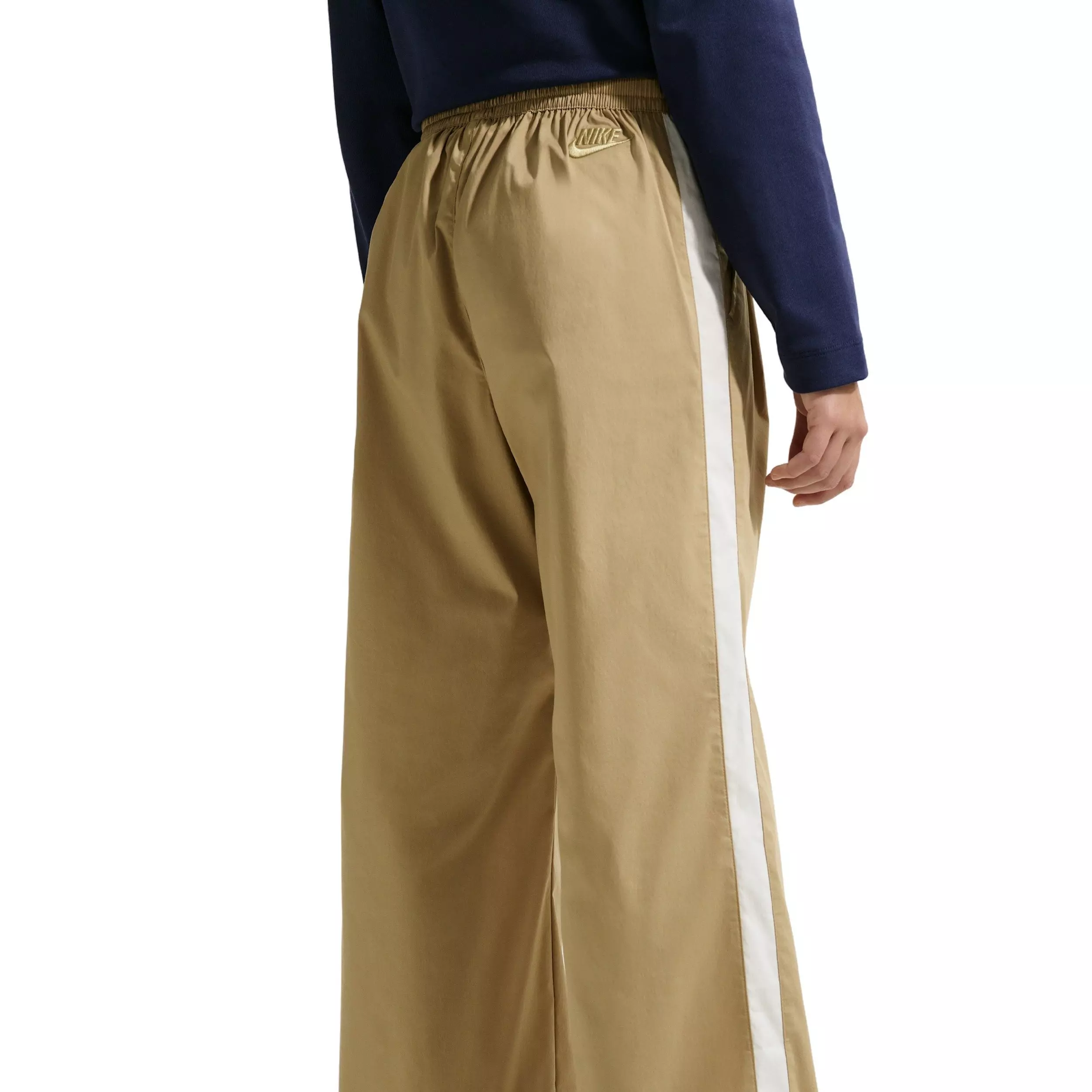 Nike Big Girls' Sportswear Collection Woven Pants -Beige - BEIGE