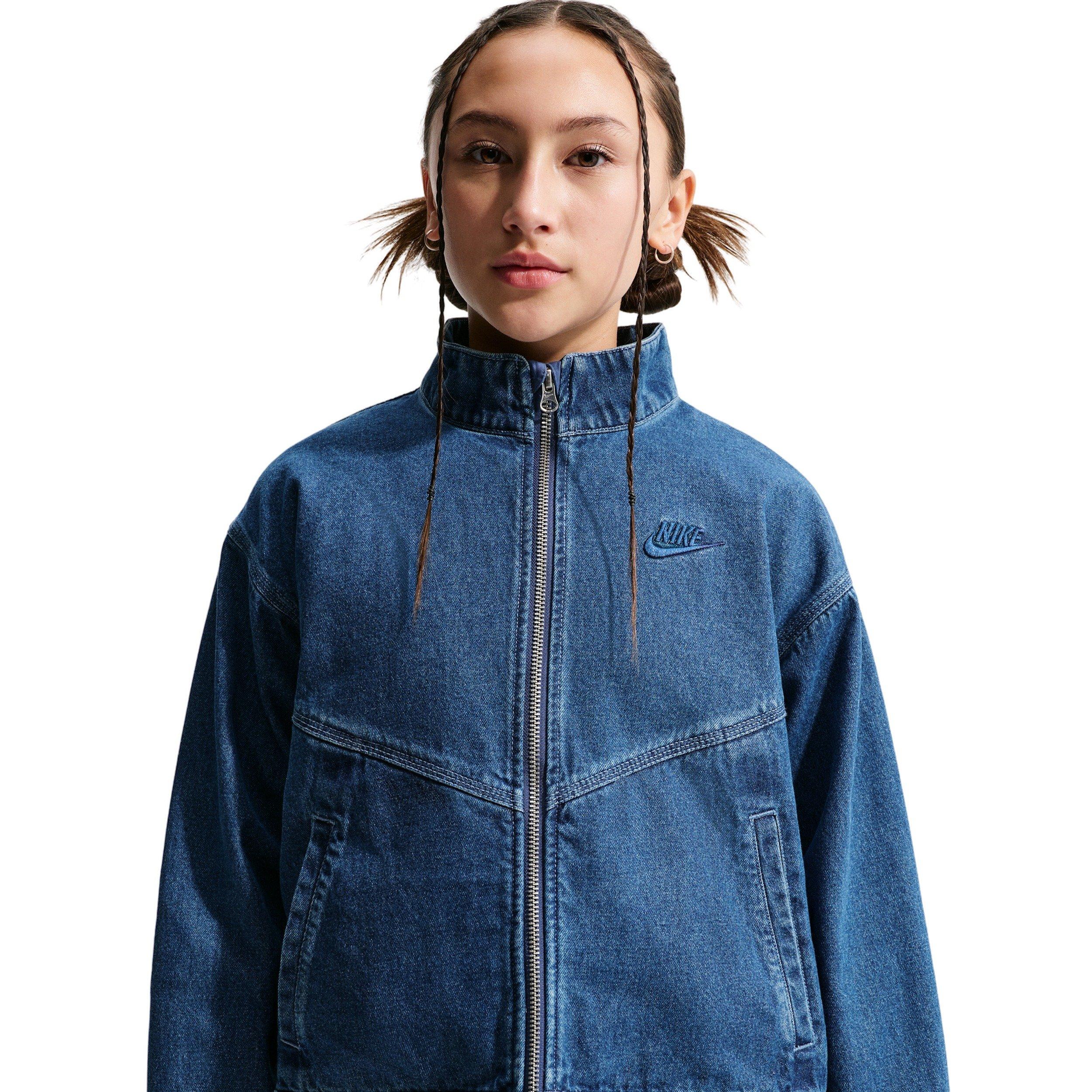 Nike Sportswear Collection Windrunner Big Kids' Denim Jacket