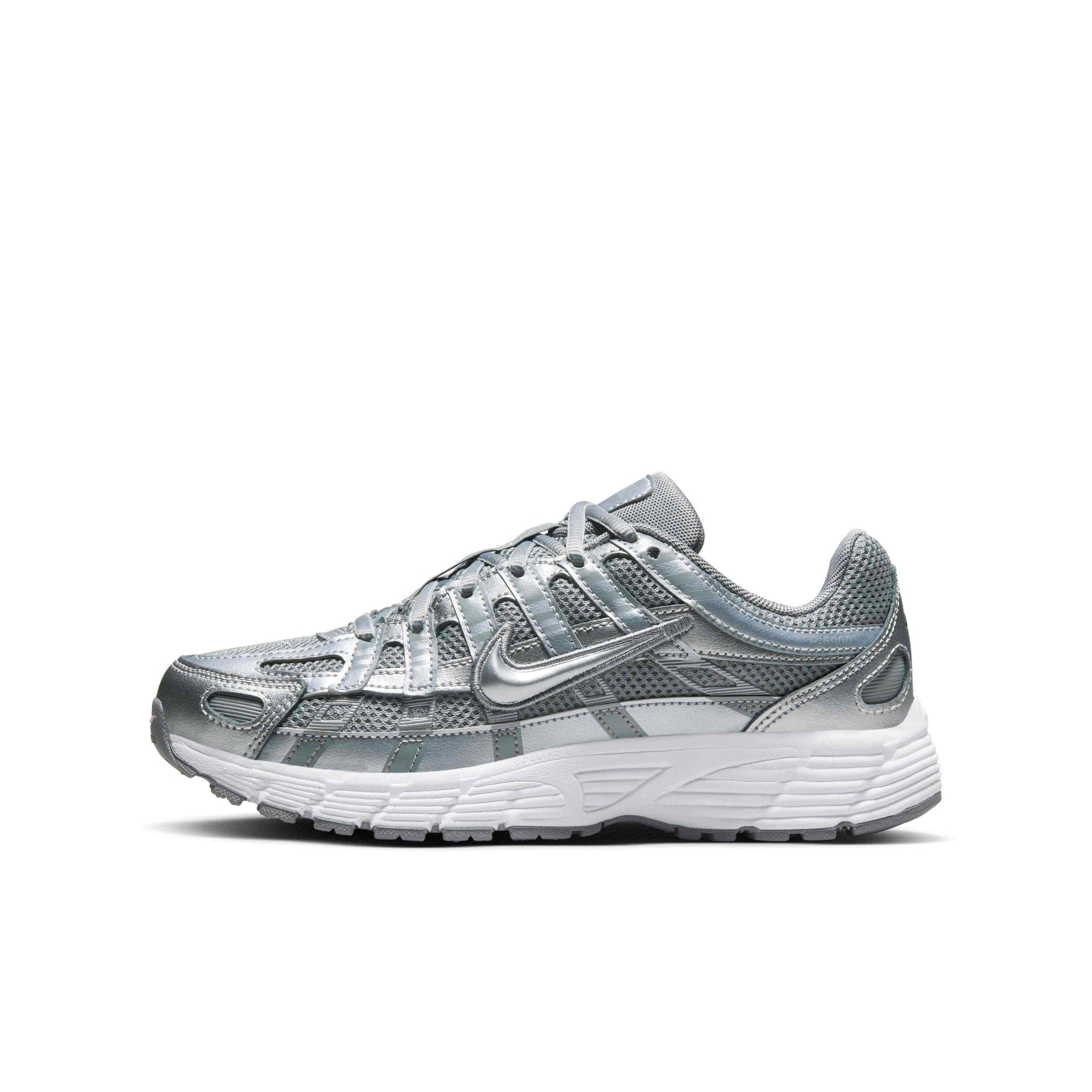 Nike P-6000 Grade School Boys' "Metallic Cool Grey/White/Wolf Grey/Cool Grey" Shoe