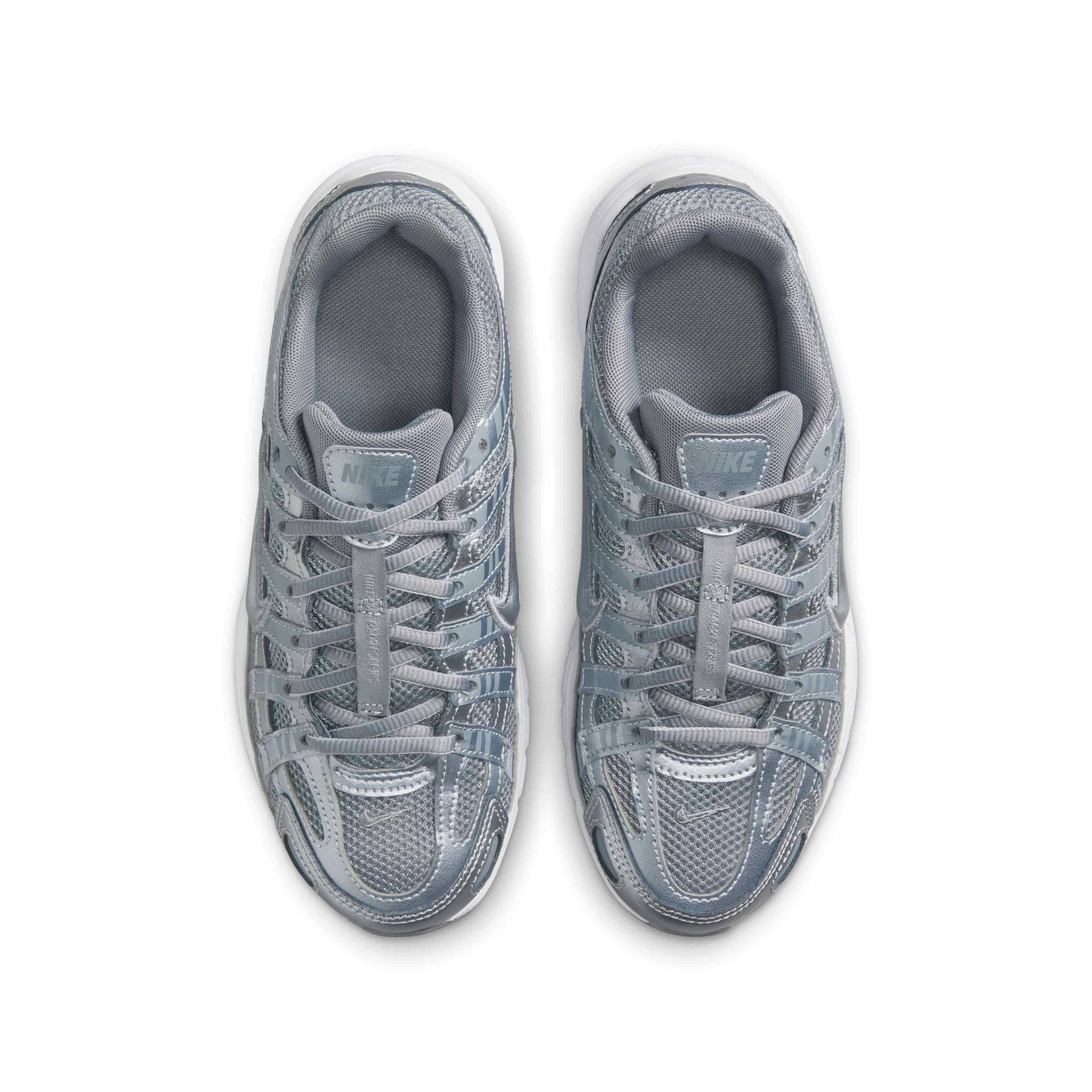 Nike P-6000 Grade School Boys' "Metallic Cool Grey/White/Wolf Grey/Cool Grey" Shoe