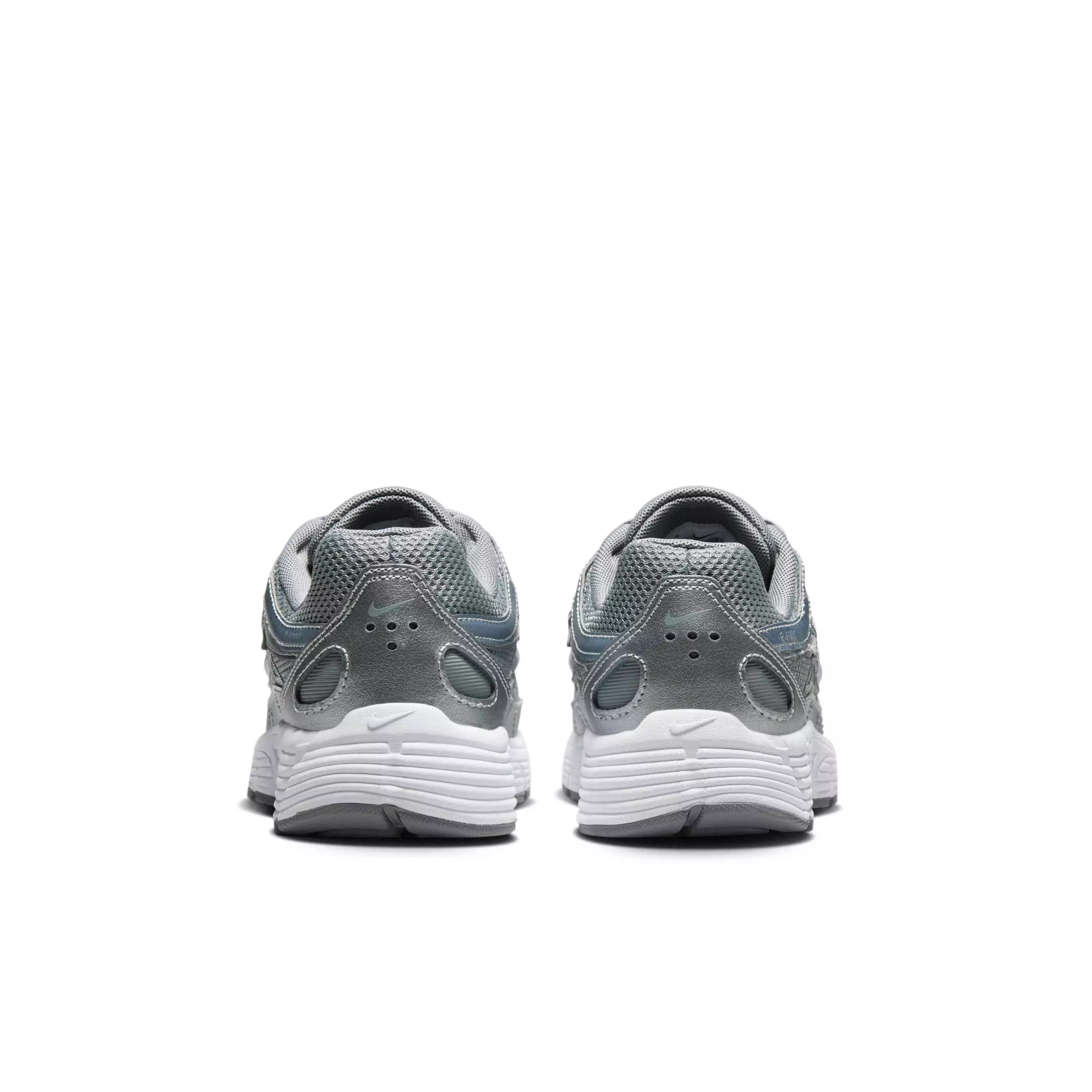 Nike P-6000 "Metallic Cool Grey/White/Wolf Grey/Cool Grey" Grade School Boys' Shoe - GREY/WHITE/GREY/GREY