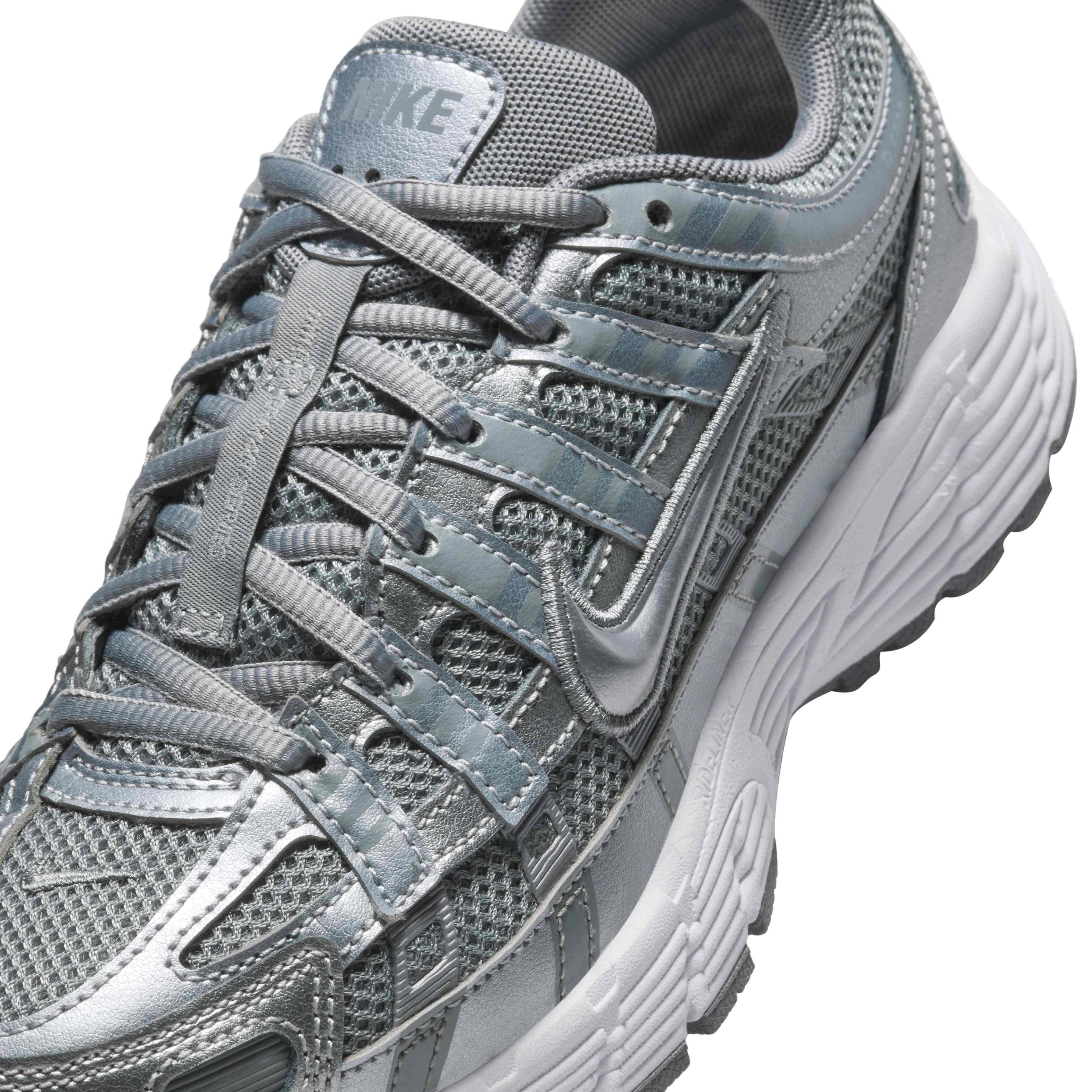 Nike P-6000 Grade School Boys' "Metallic Cool Grey/White/Wolf Grey/Cool Grey" Shoe