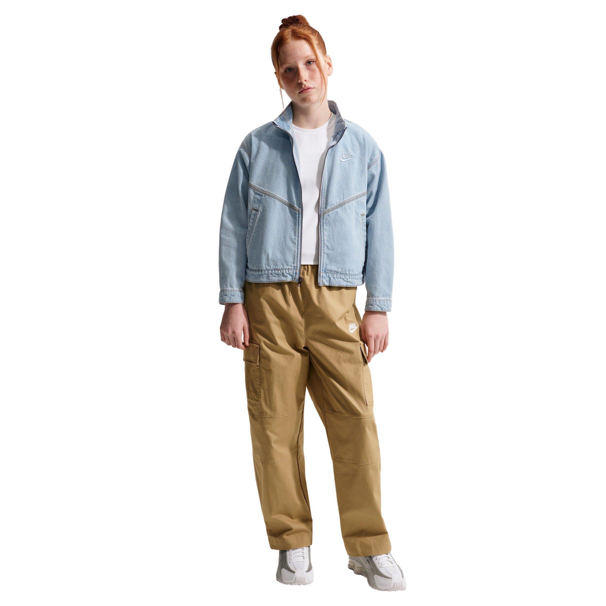 Nike Sportswear Collection Windrunner Big Girls' Lt Denim Jacket