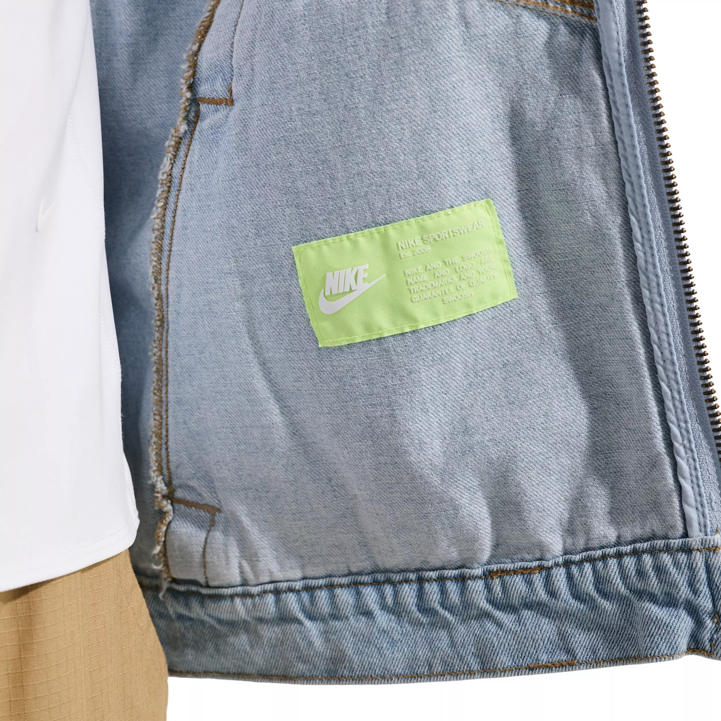 Nike Big Girls' Sportswear Collection Windrunner Lt Denim Jacket - LT DENIM