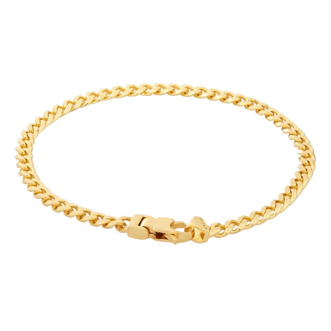 King Ice 4mm Miami Cuban Link Bracelet - Gold - GOLD