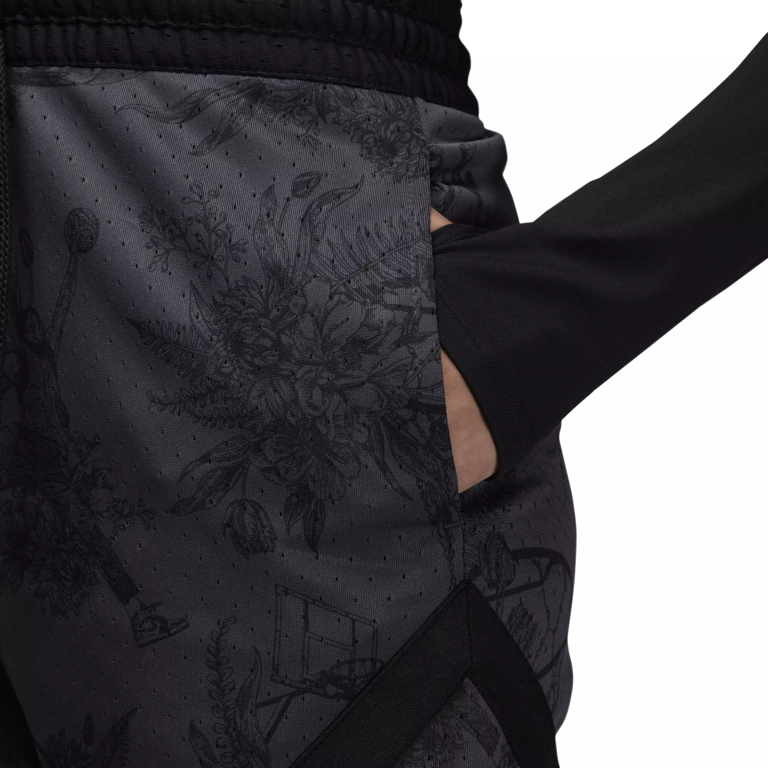 Jordan Men's Sport Dri-FIT Printed Diamond Sports - BLACK