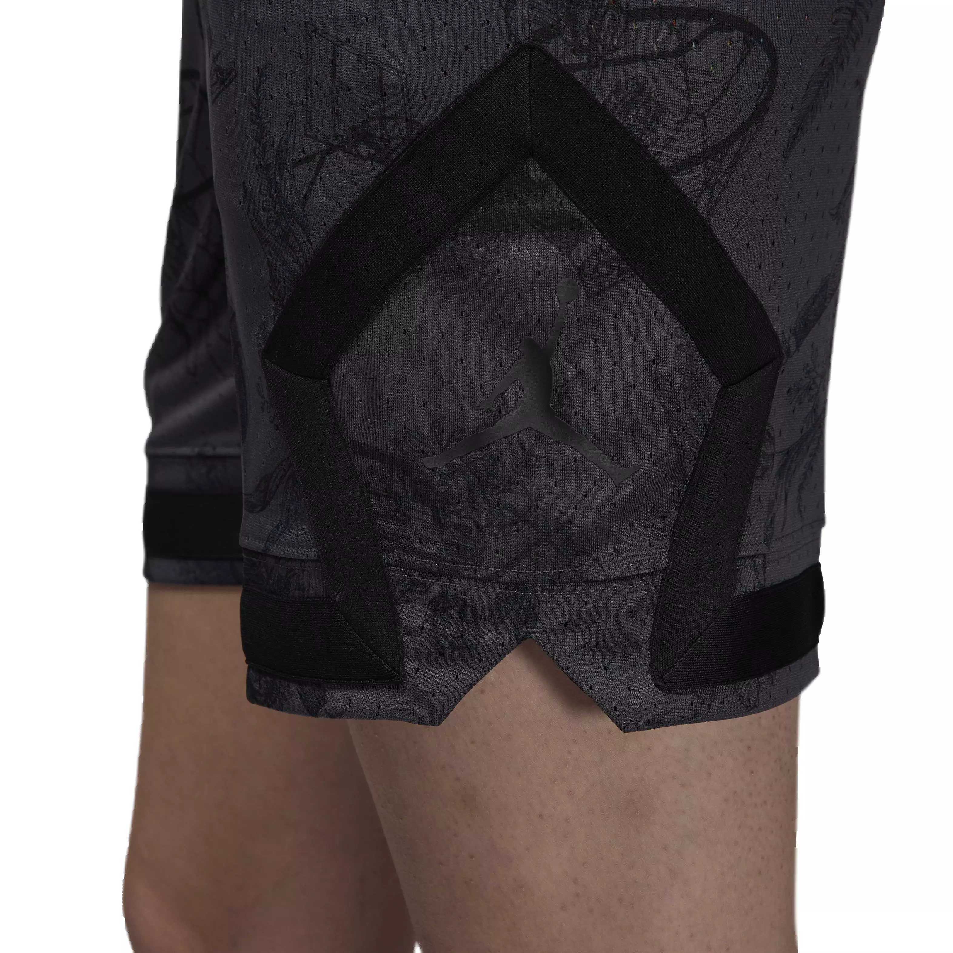 Jordan Men's Sport Dri-FIT Printed Diamond Sports - BLACK