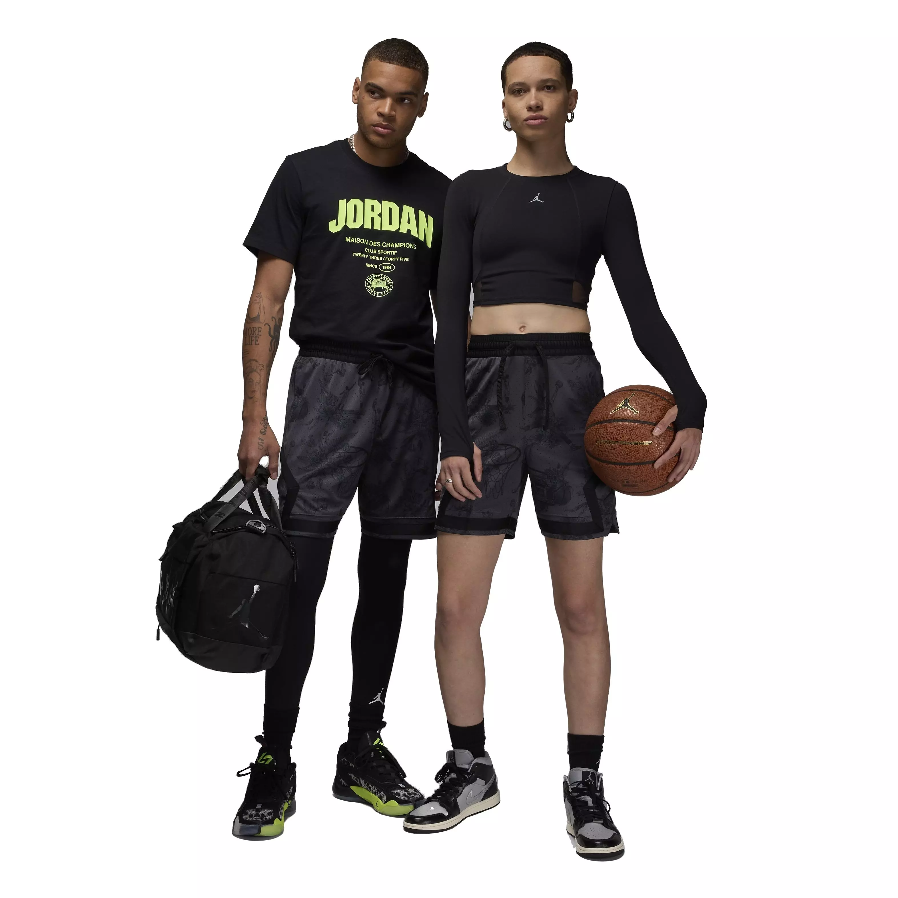 Jordan Men's Sport Dri-FIT Printed Diamond Sports - BLACK