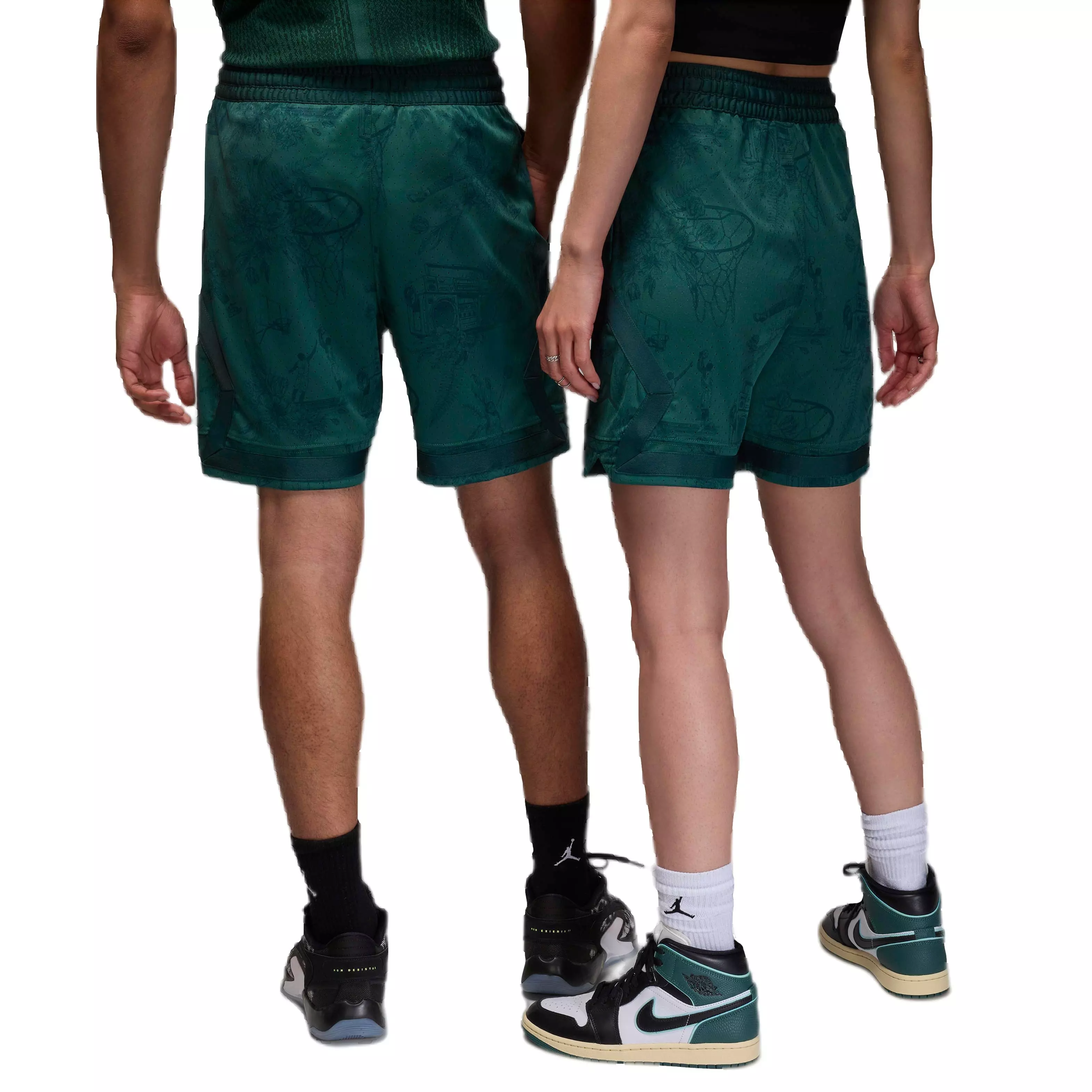 Jordan Men's Sport Dri-FIT Printed Diamond Sports - GREEN