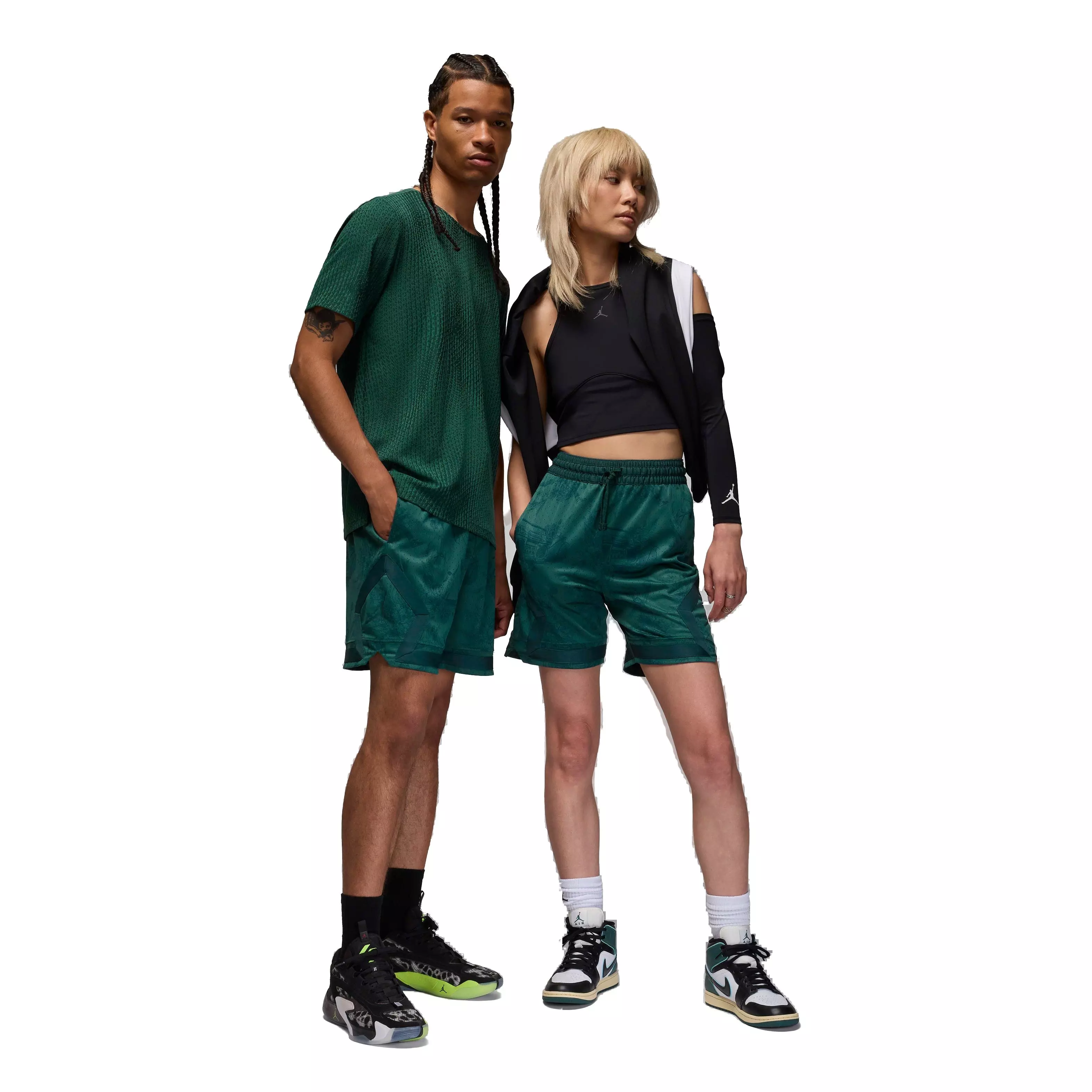 Jordan Men's Sport Dri-FIT Printed Diamond Sports - GREEN