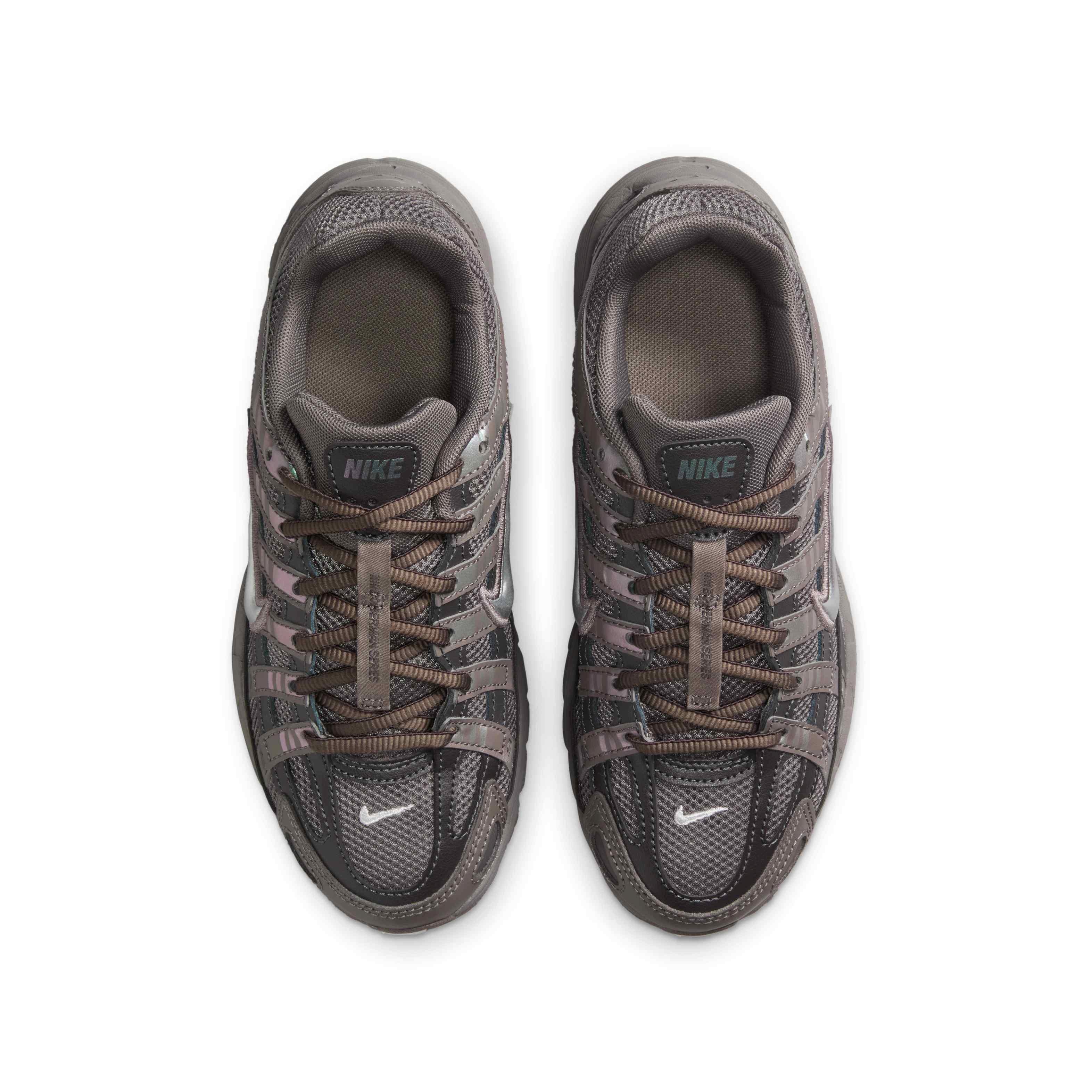 Nike P-6000 Grade School Boys' "Cave Stone/Medium Ash/Flat Pewter/Metallic Silver" Shoe