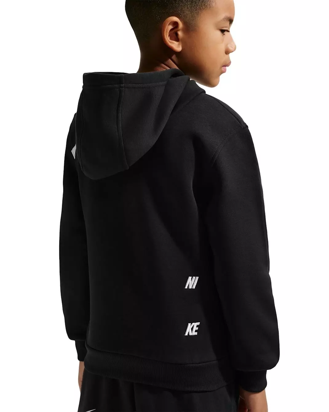 Nike Big Kids' Sportswear Club Hoodie - Black - BLACK