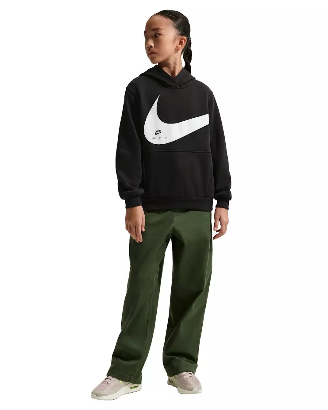 Nike Big Kids' Sportswear Club Hoodie - Black - BLACK