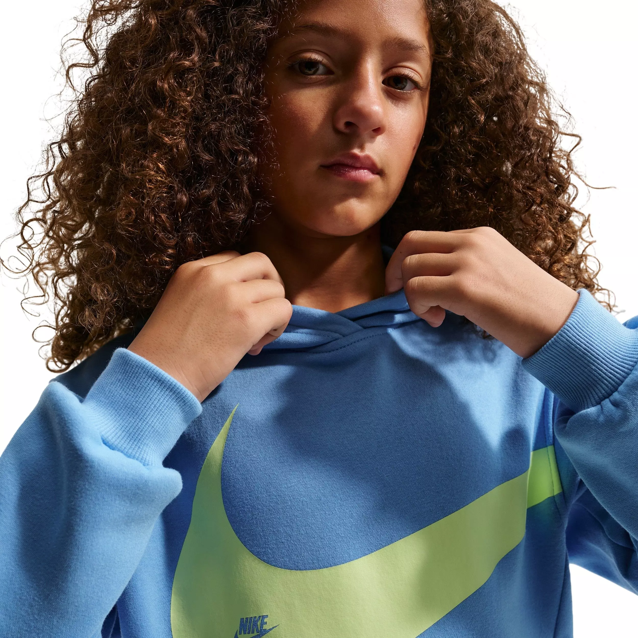 Nike Big Kids' Sportswear Club Hoodie - Blue - BLUE