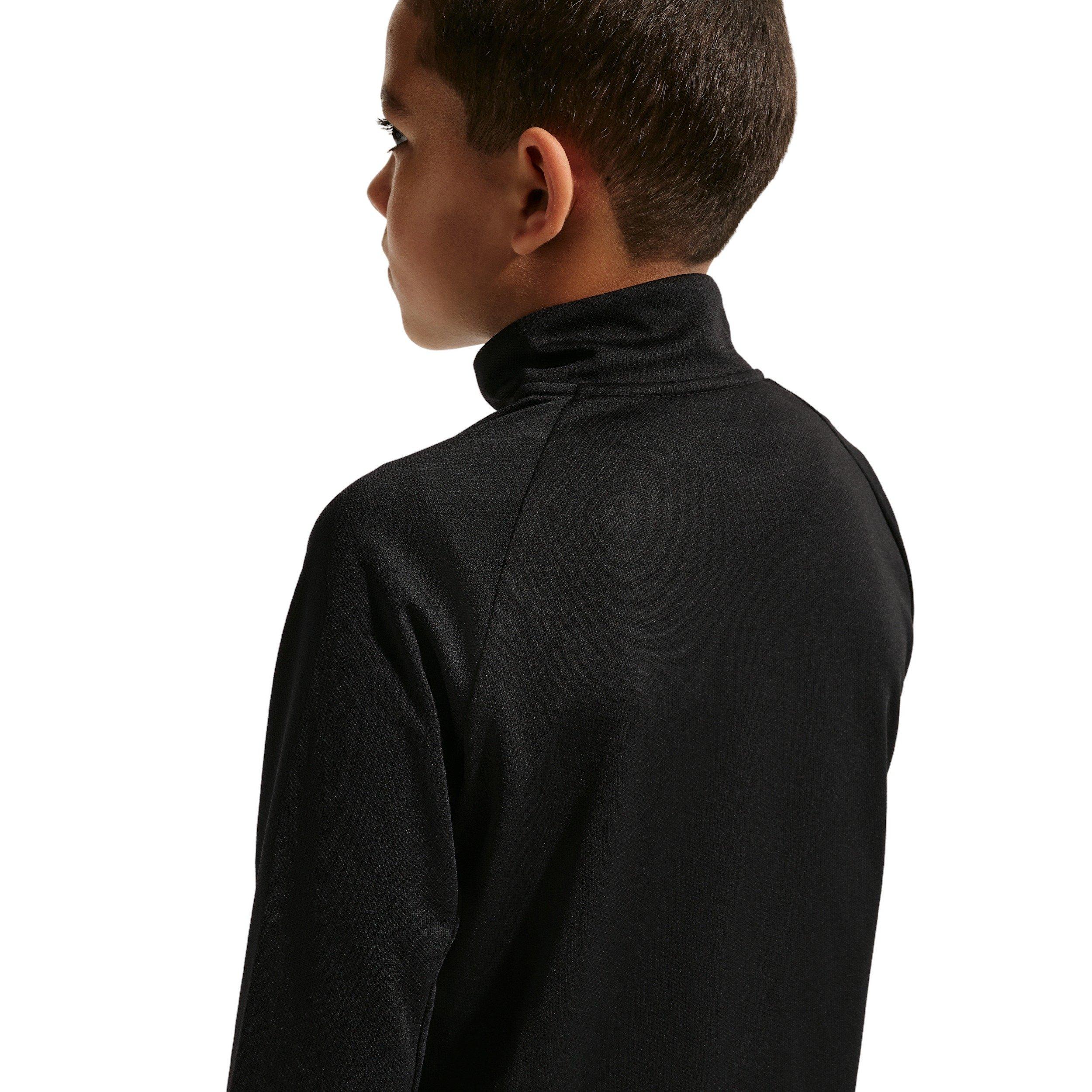 Nike Big Kids' Miler Dri-FIT 1/2-Zip Top - Black - BLACK Thumbnail View 2