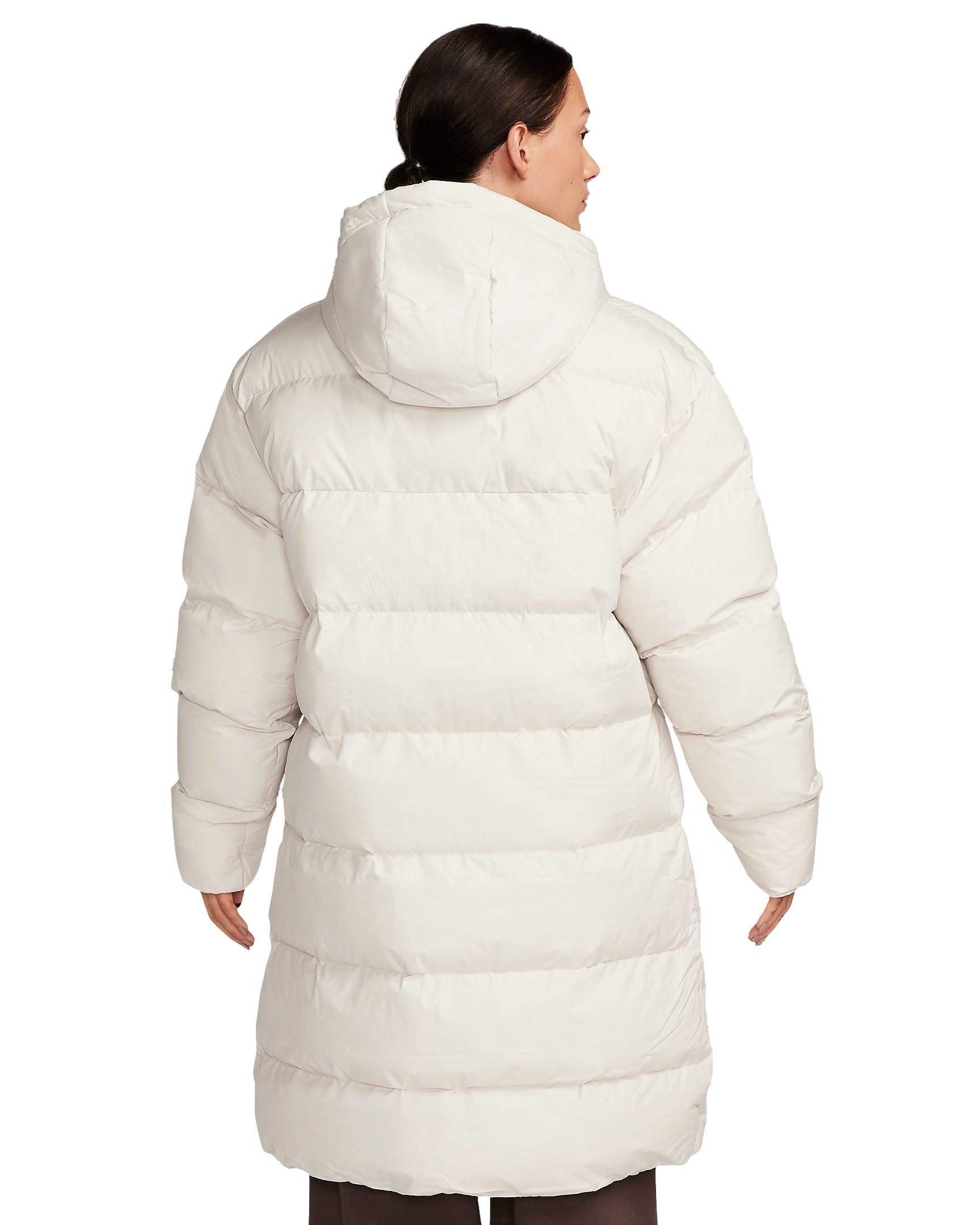 Nike Women's Sportswear Metro Puffer Therma-FIT Loose Hooded Parka - LT BROWN Thumbnail View 2