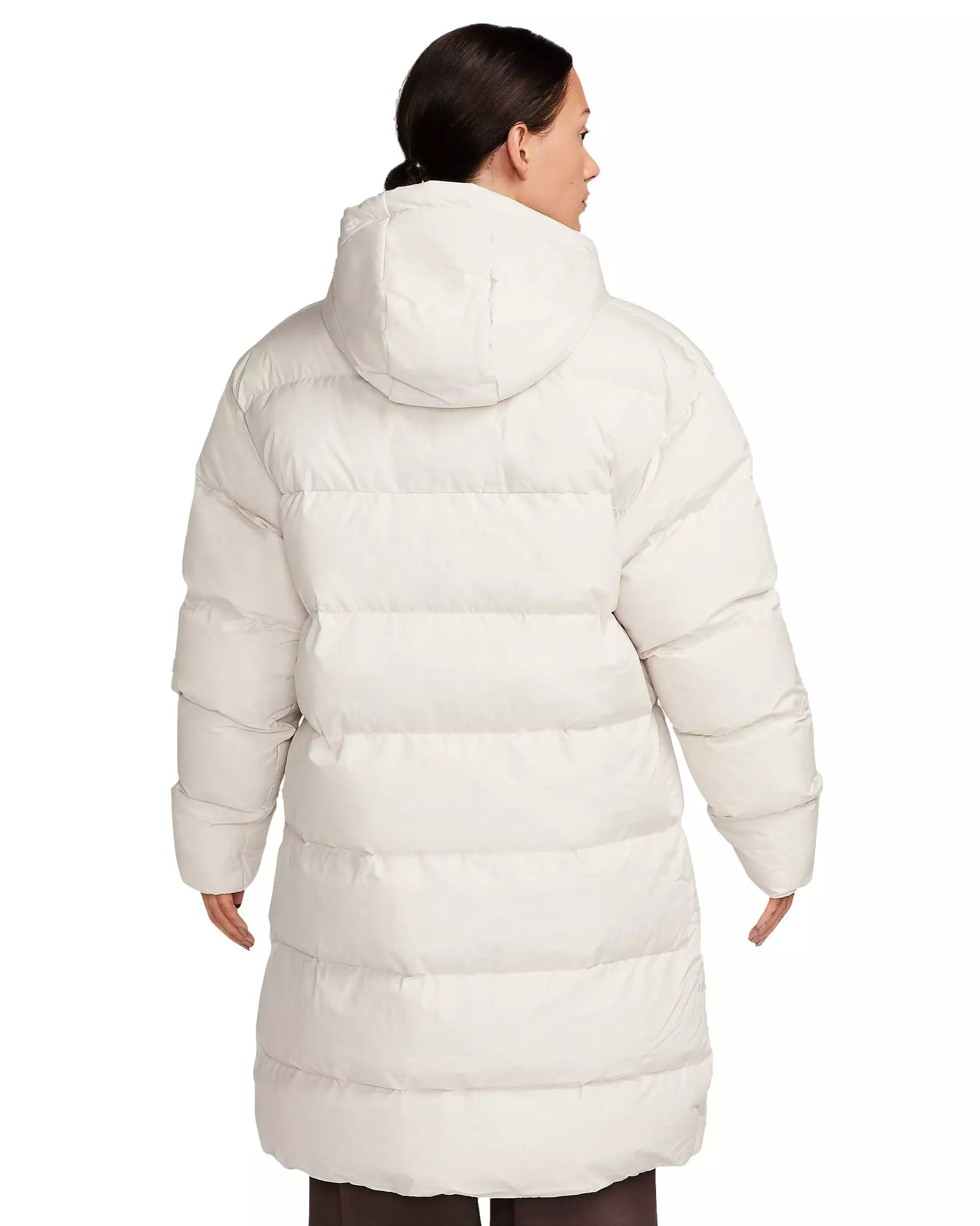 Nike Women's Sportswear Metro Puffer Therma-FIT Loose Hooded Parka - LT BROWN