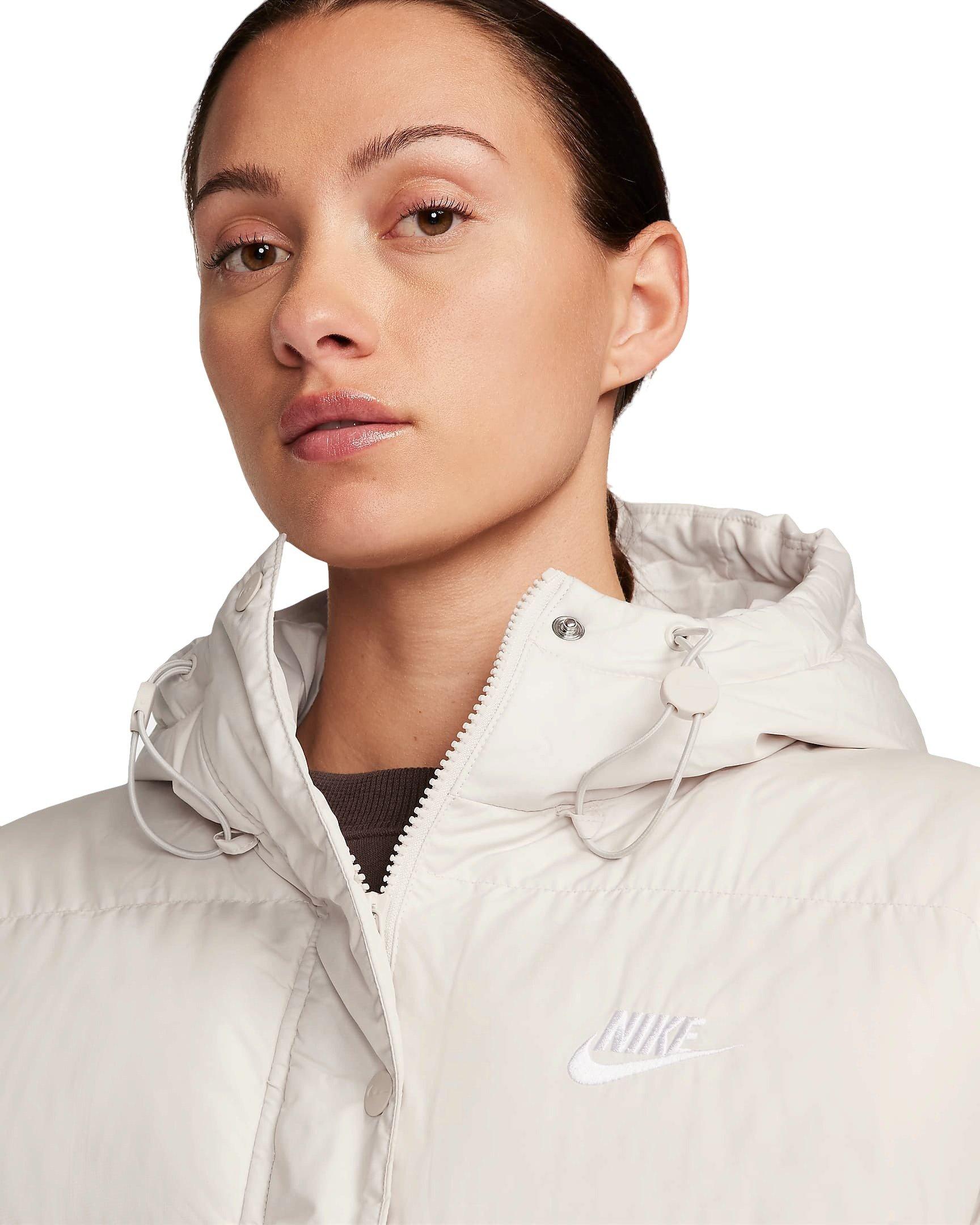 Nike Women's Sportswear Metro Puffer Therma-FIT Loose Hooded Parka - LT BROWN Thumbnail View 3