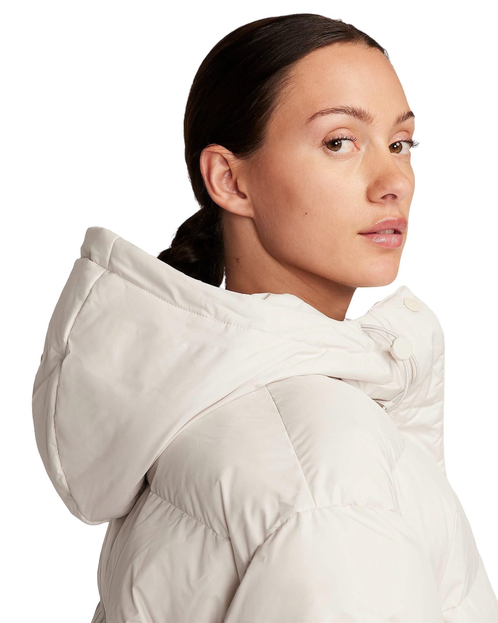 Nike Women's Sportswear Metro Puffer Therma-FIT Loose Hooded Parka - LT BROWN Thumbnail View 4