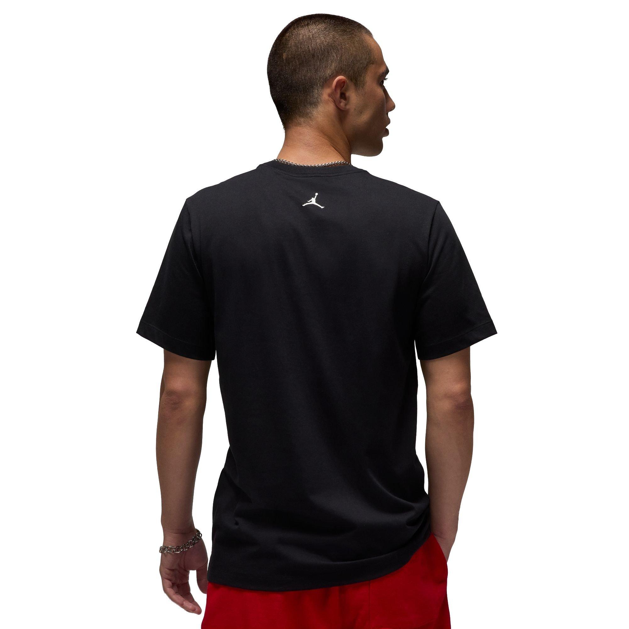 Jordan Men's Flight Essentials Short Sleeve Crew T-Shirt -Black - BLACK Thumbnail View 2