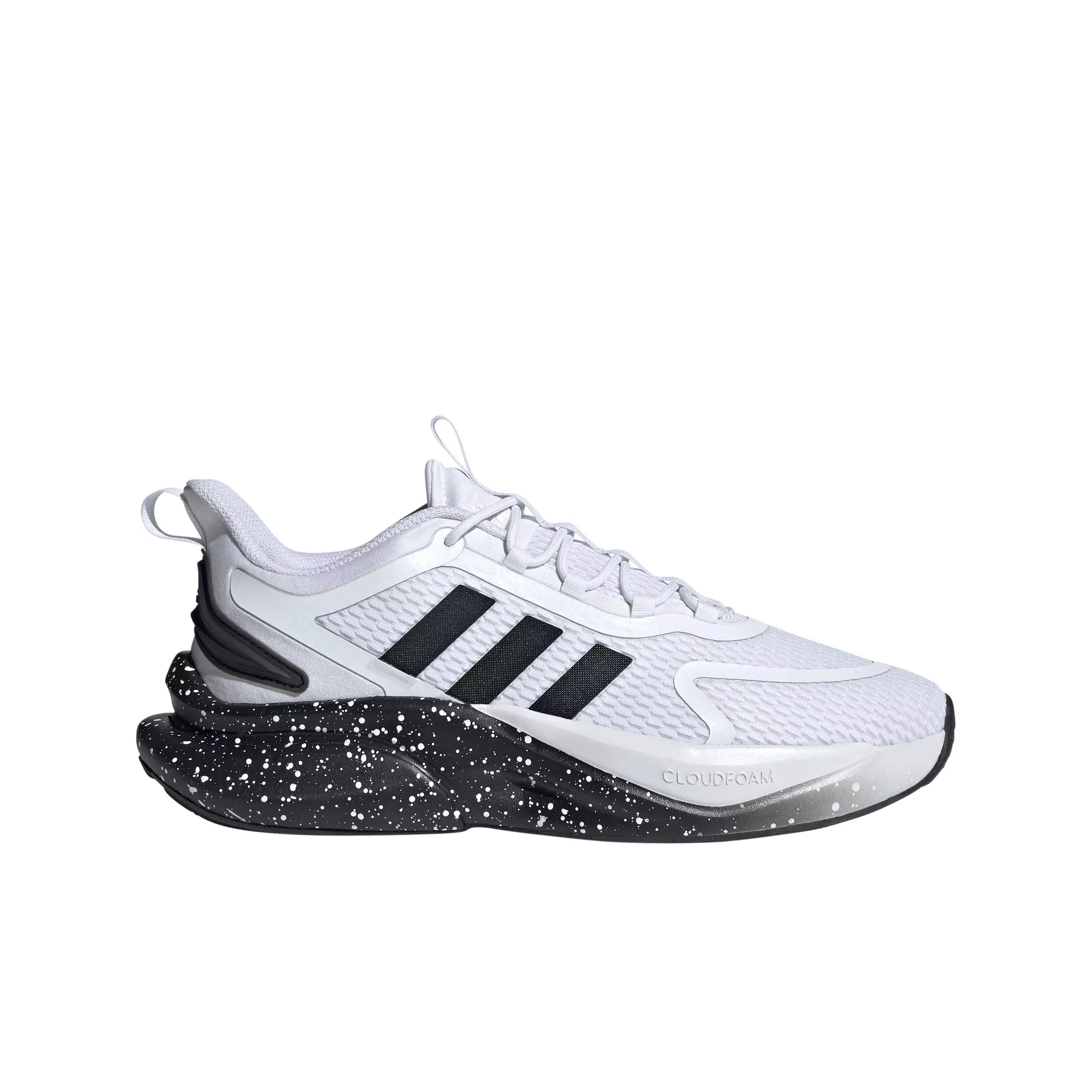adidas Alphabounce+ Sustainable Bounce "Ftwr White/Core Black/Core Black" Men's Running Shoe - WHITE/BLACK/BLACK