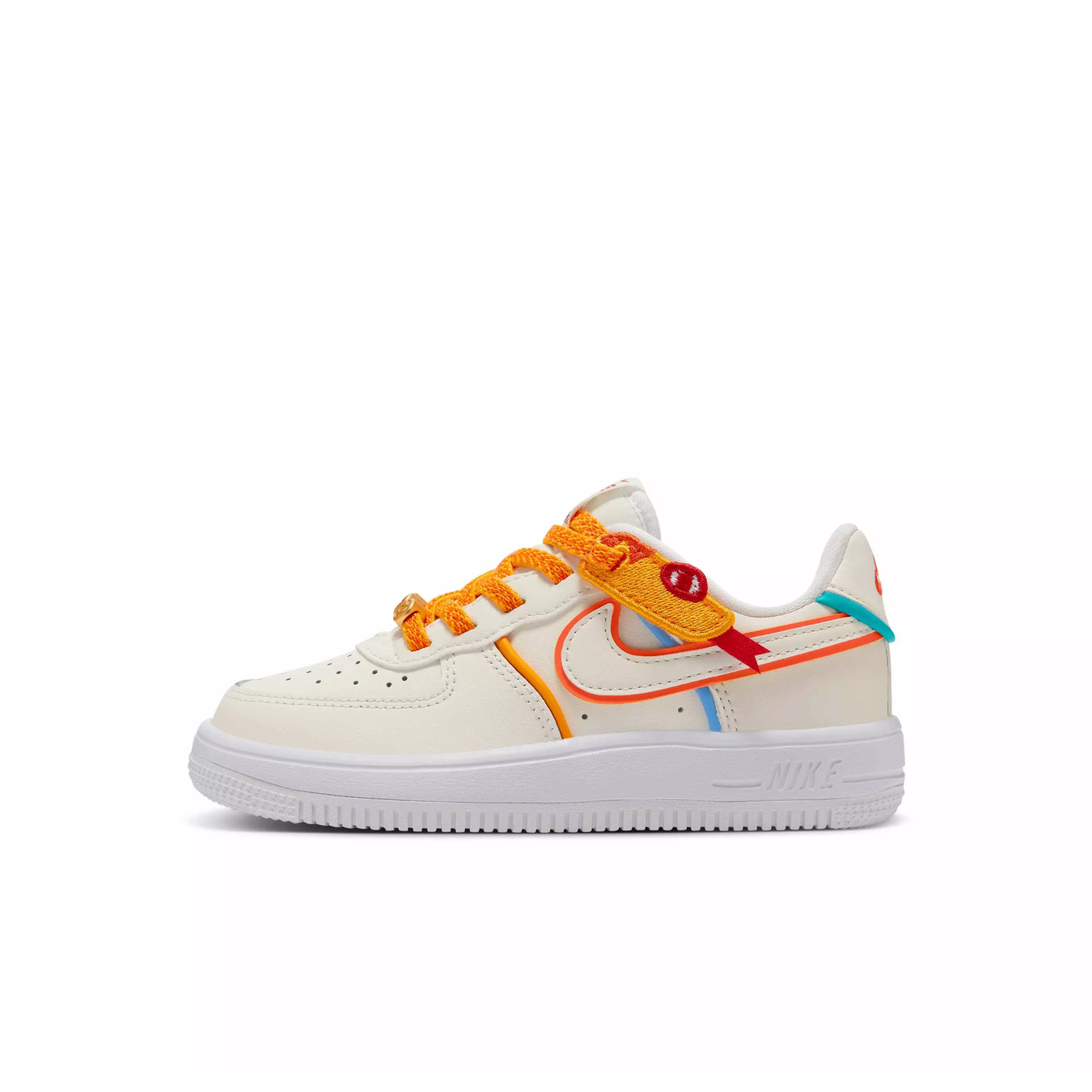Nike Force 1 Low LV8 EasyOn "Sail/White/Sail" Preschool Boys' Shoe - SAIL/WHITE/SAIL