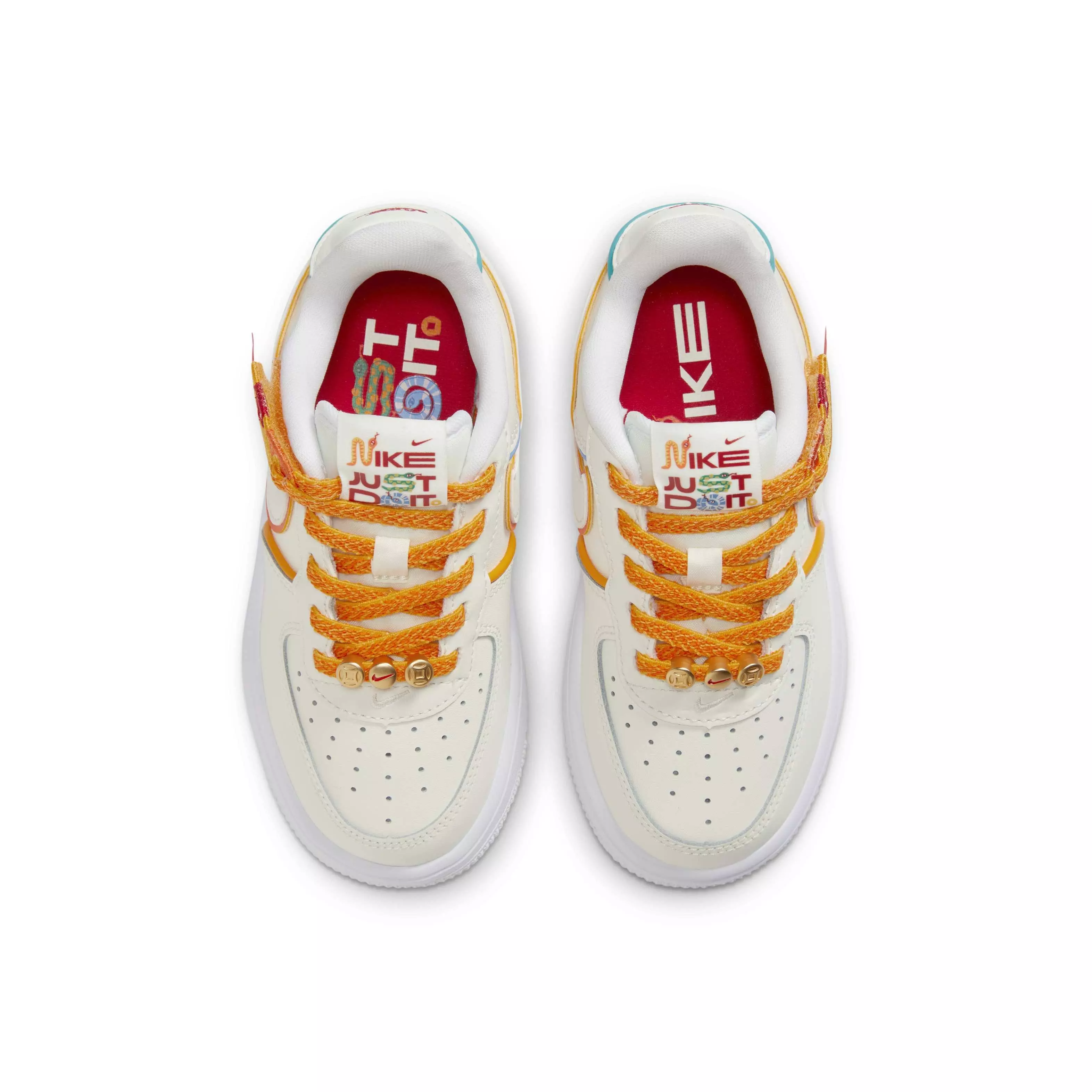 Nike Force 1 Low LV8 EasyOn "Sail/White/Sail" Preschool Boys' Shoe - SAIL/WHITE/SAIL