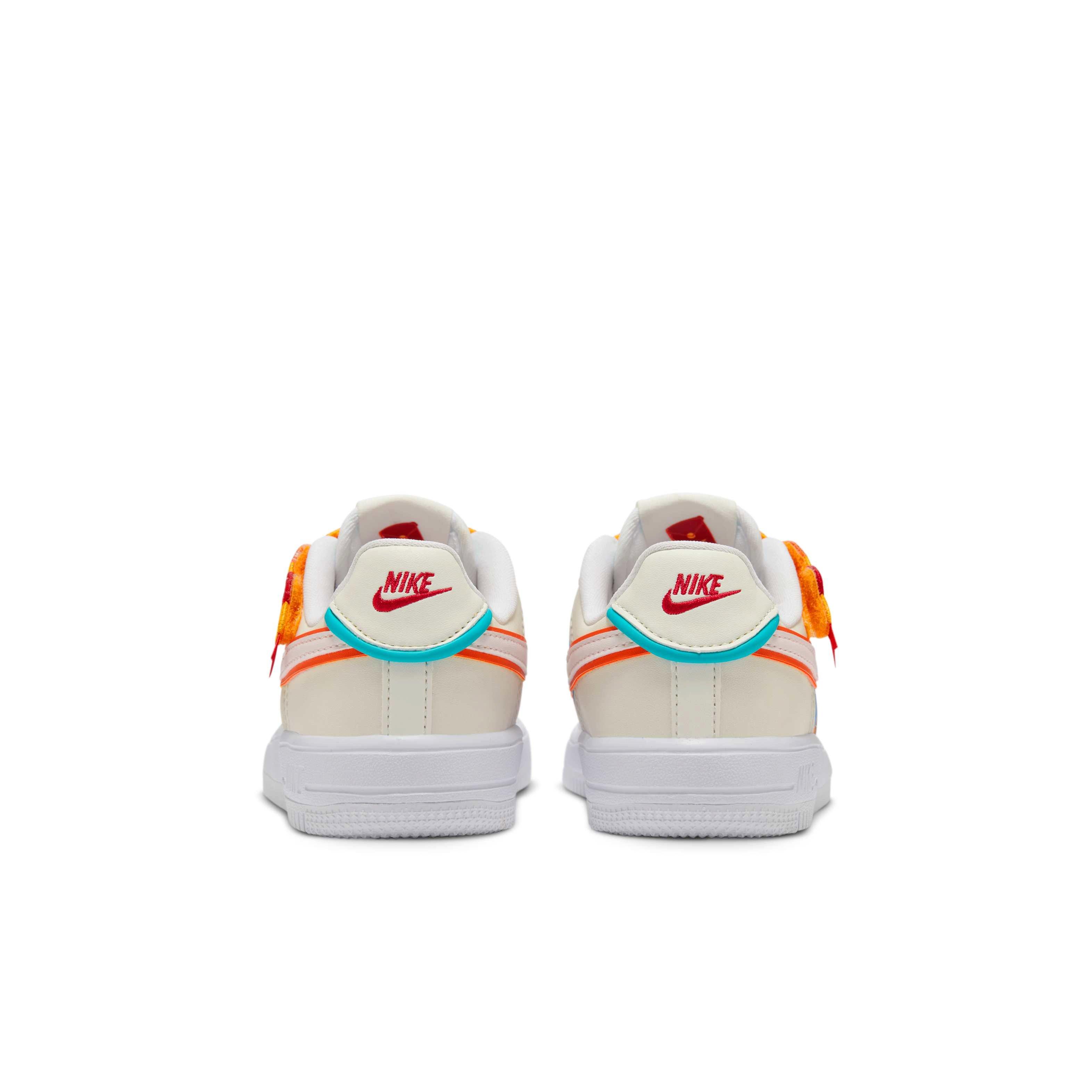 Nike Force 1 Low LV8 EasyOn "Sail/White/Sail" Preschool Boys' Shoe - SAIL/WHITE/SAIL Thumbnail View 5