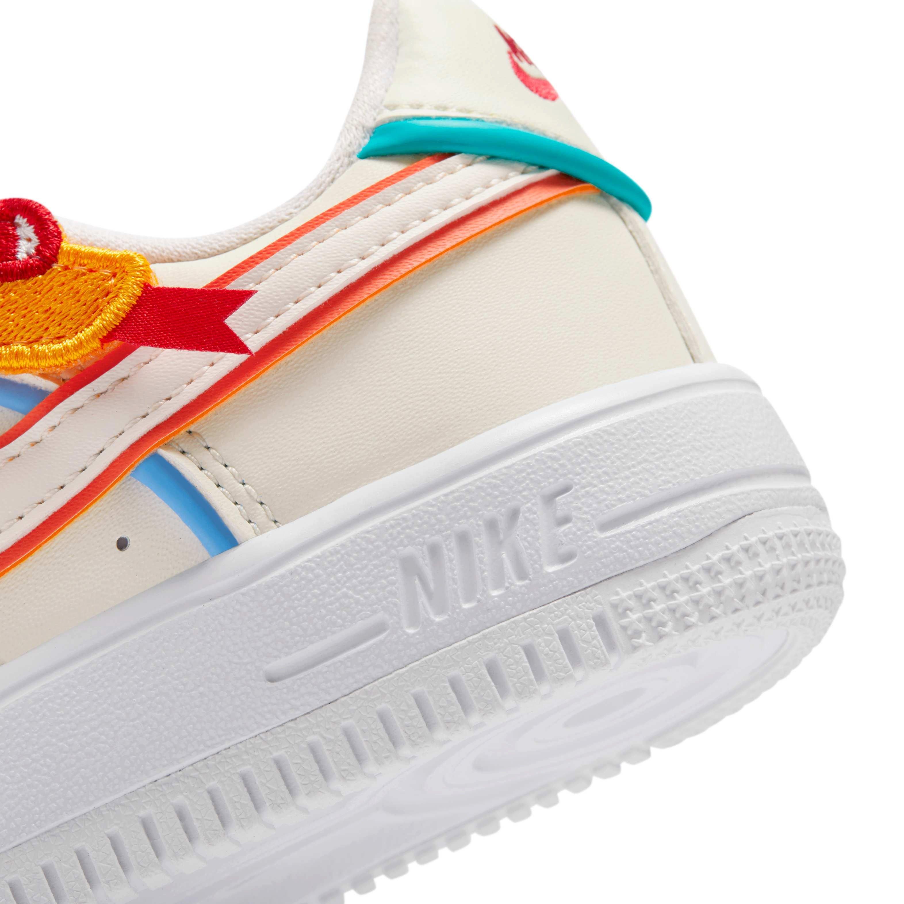 Nike Force 1 Low LV8 EasyOn "Sail/White/Sail" Preschool Boys' Shoe - SAIL/WHITE/SAIL Thumbnail View 8
