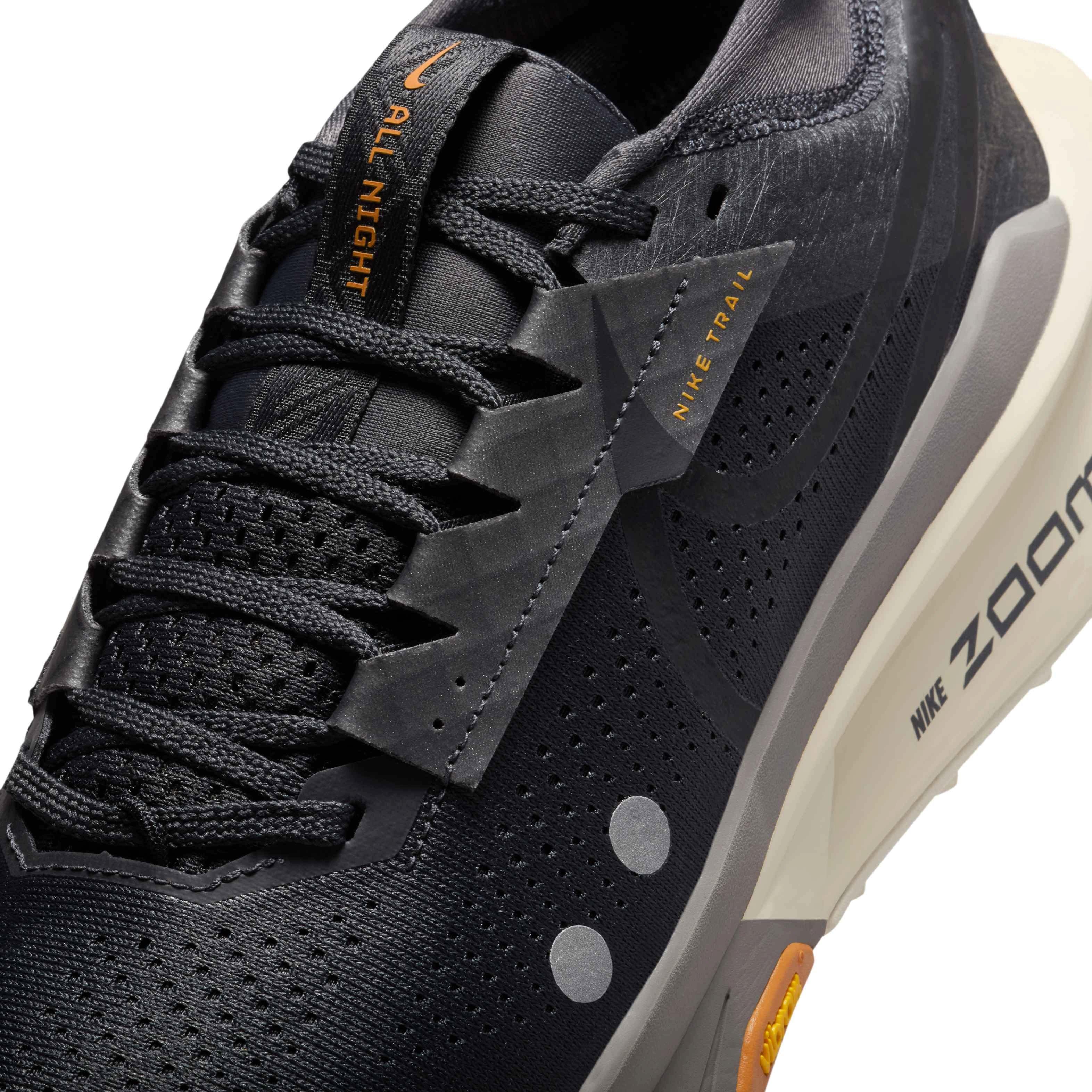 Nike Zegama 2 "Off Noir/Monarch/Pale Ivory/Black" Men's Trail Running Shoe - GREY/IVORY/BLACK Thumbnail View 7