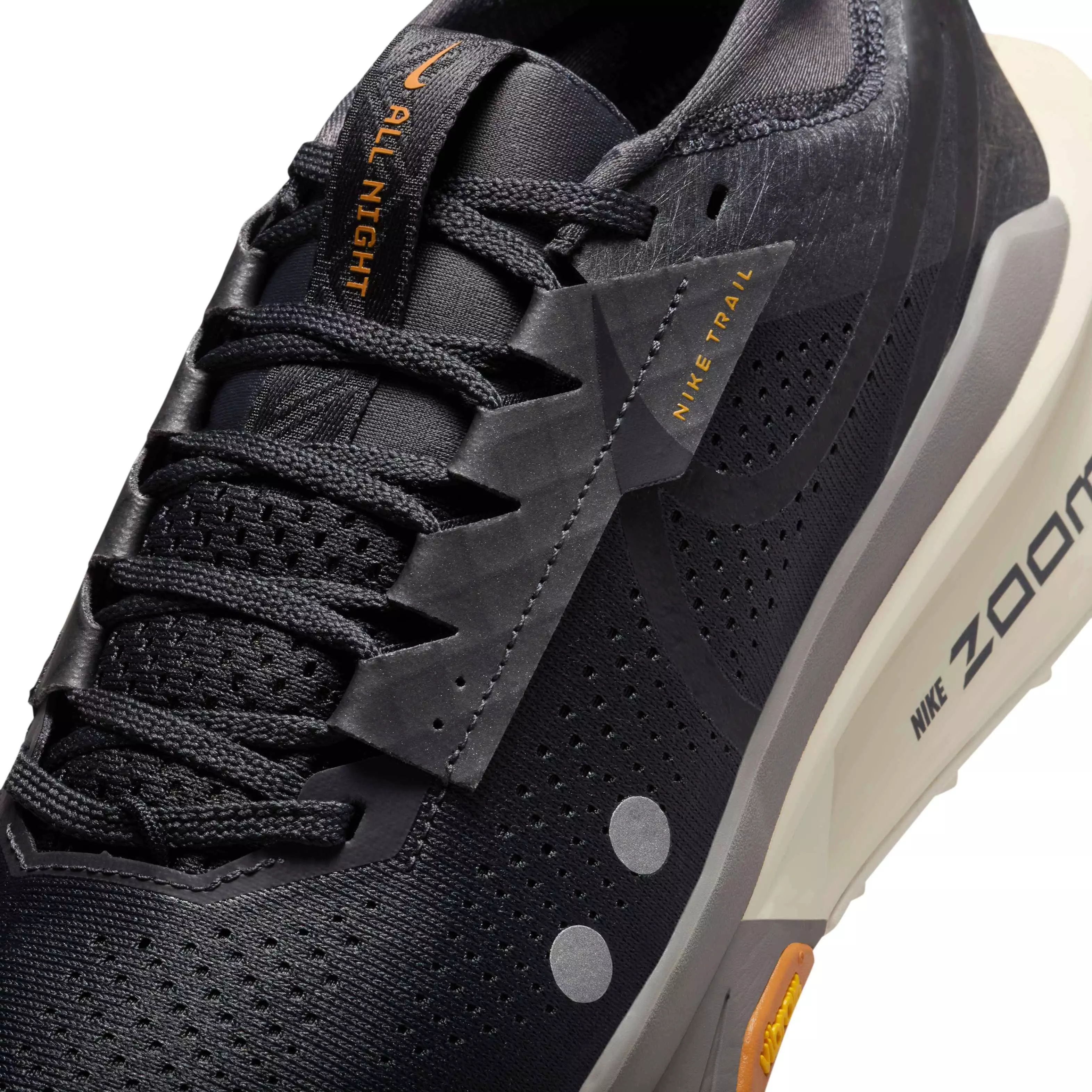 Nike Zegama 2 "Off Noir/Monarch/Pale Ivory/Black" Men's Trail Running Shoe - GREY/IVORY/BLACK