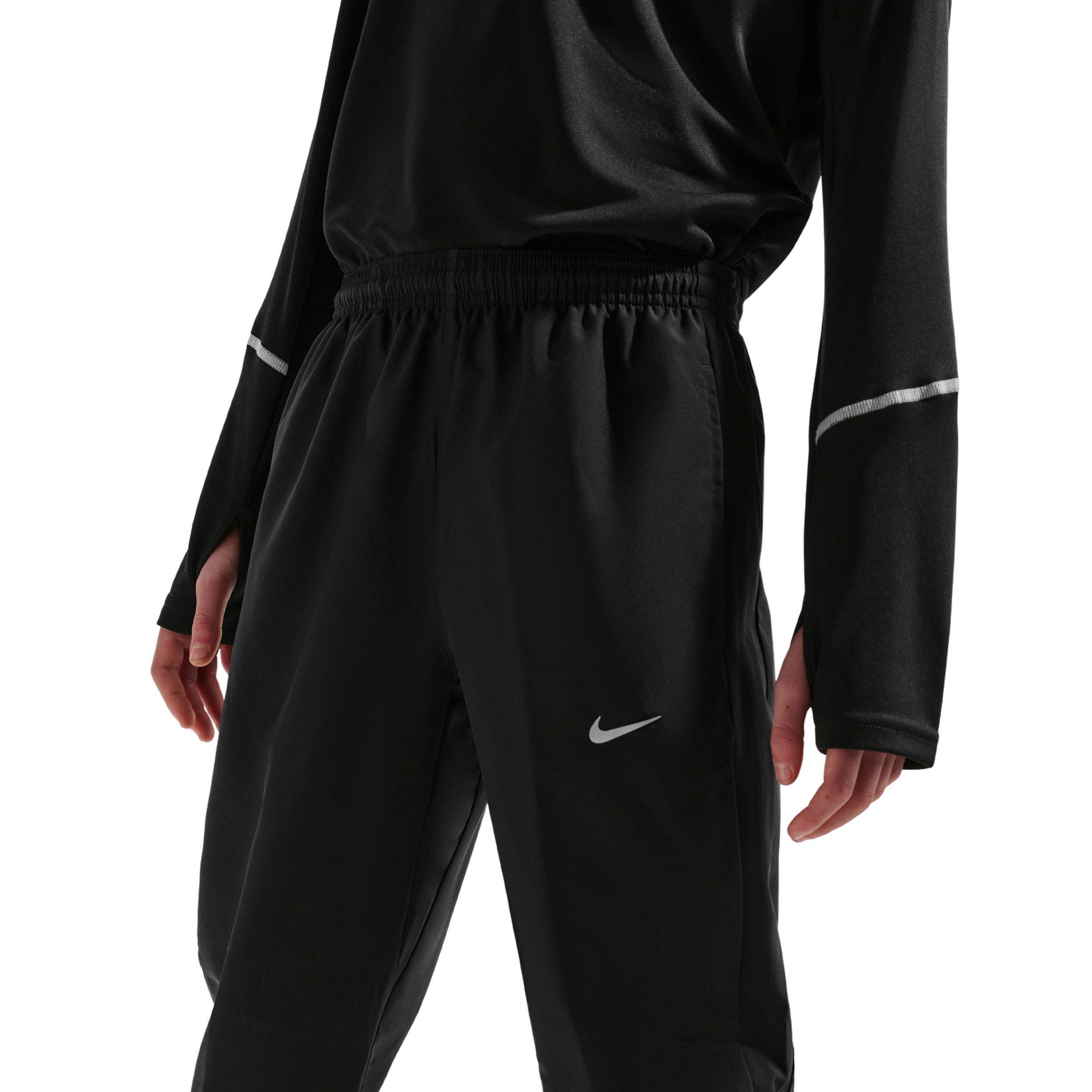 Nike Big Kids' Miler Dri-FIT Woven Pants - Black - BLACK Thumbnail View 1