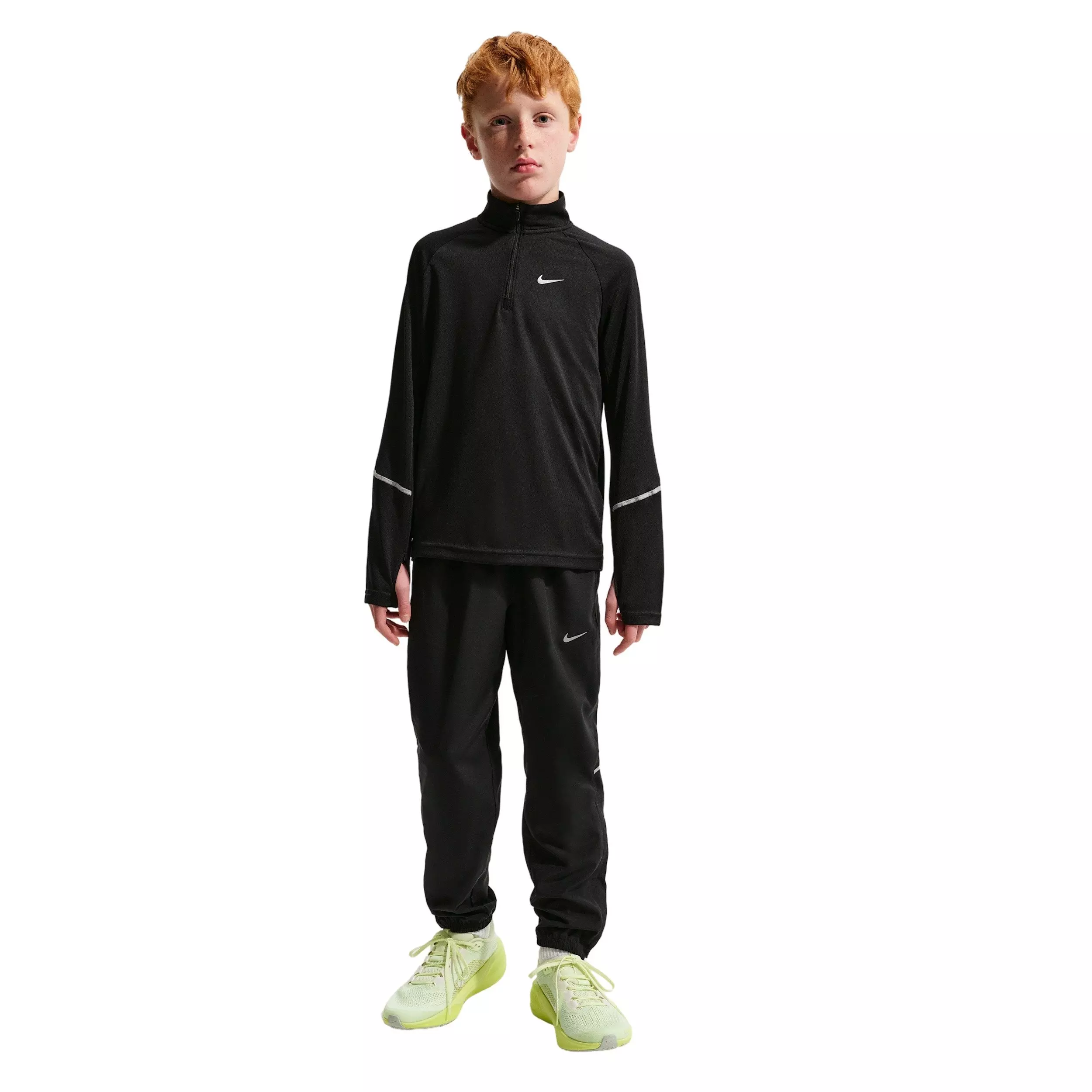 Nike Big Kids' Miler Dri-FIT Woven Pants - Black - BLACK
