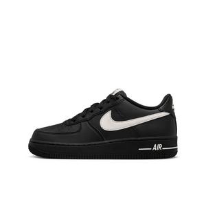 Nike Air Force 1 "Black/University Red/Phantom" Grade School Boys' Shoe
