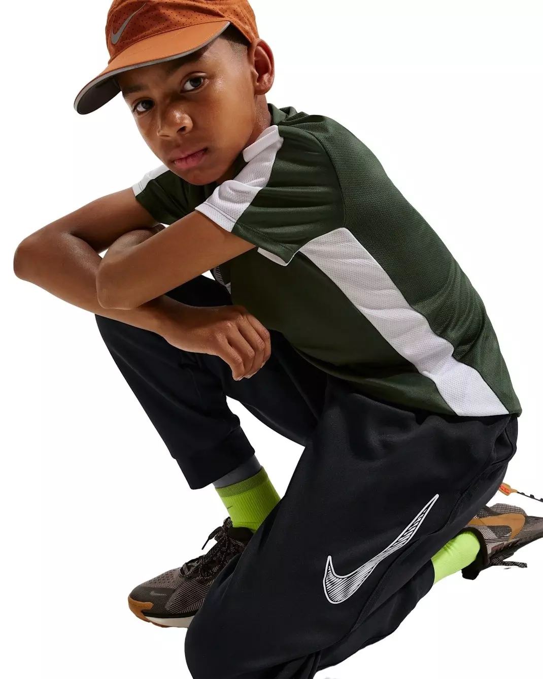 Nike Big Boys' Multi Dri-FIT Knit Training Pants -Black - BLACK