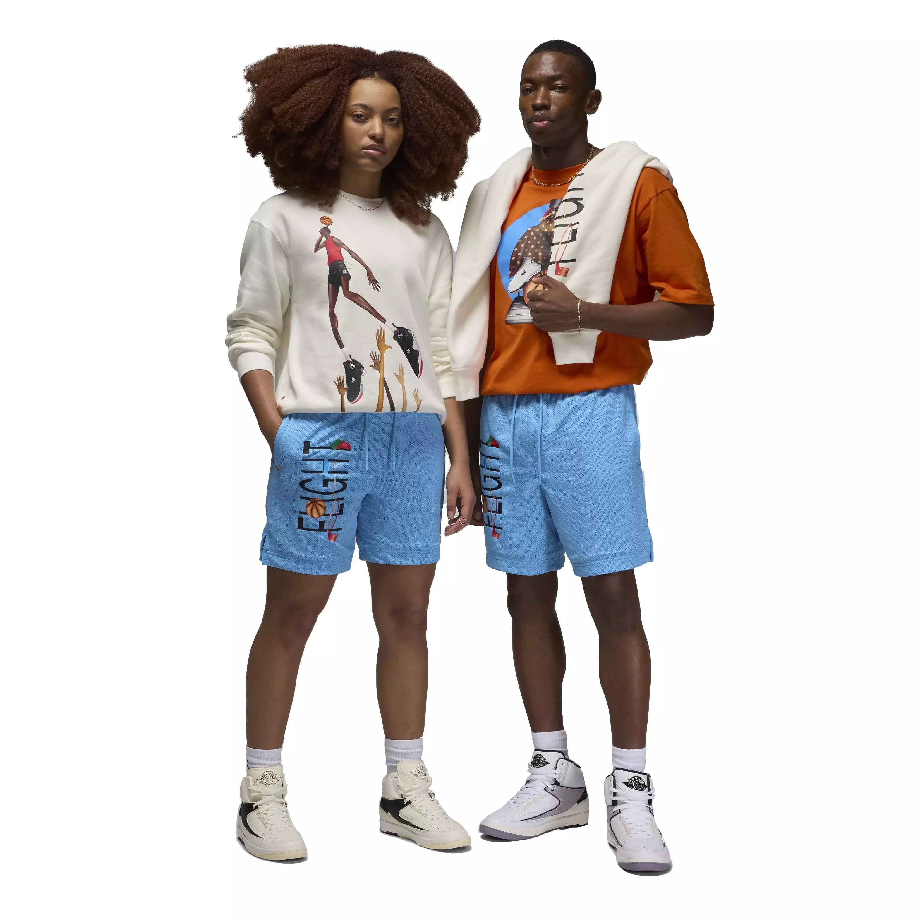 Jordan Men's Artist Series Shorts - Blue - BLUE