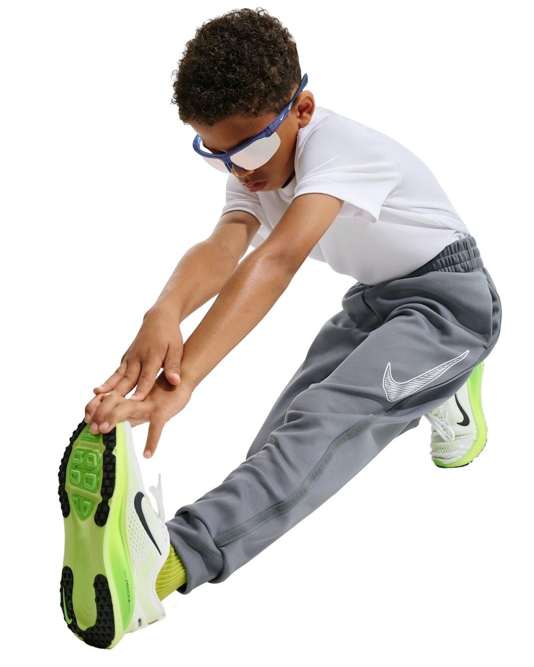 Nike Big Boys' Multi Dri-FIT Knit Training Pants - Grey - GREY Thumbnail View 3