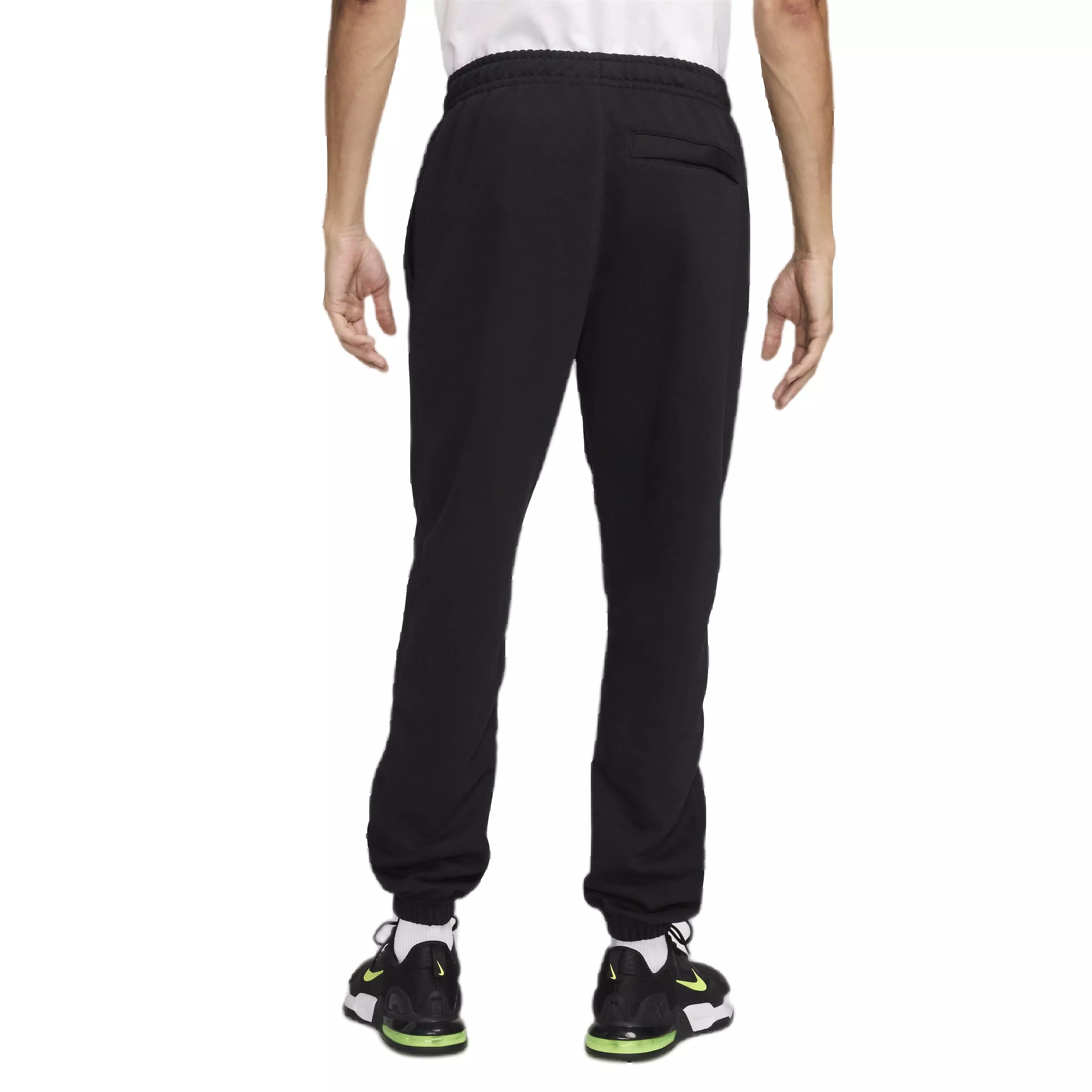 Nike Men's Swoosh Dri-FIT Fleece Fitness Joggers - BLACK