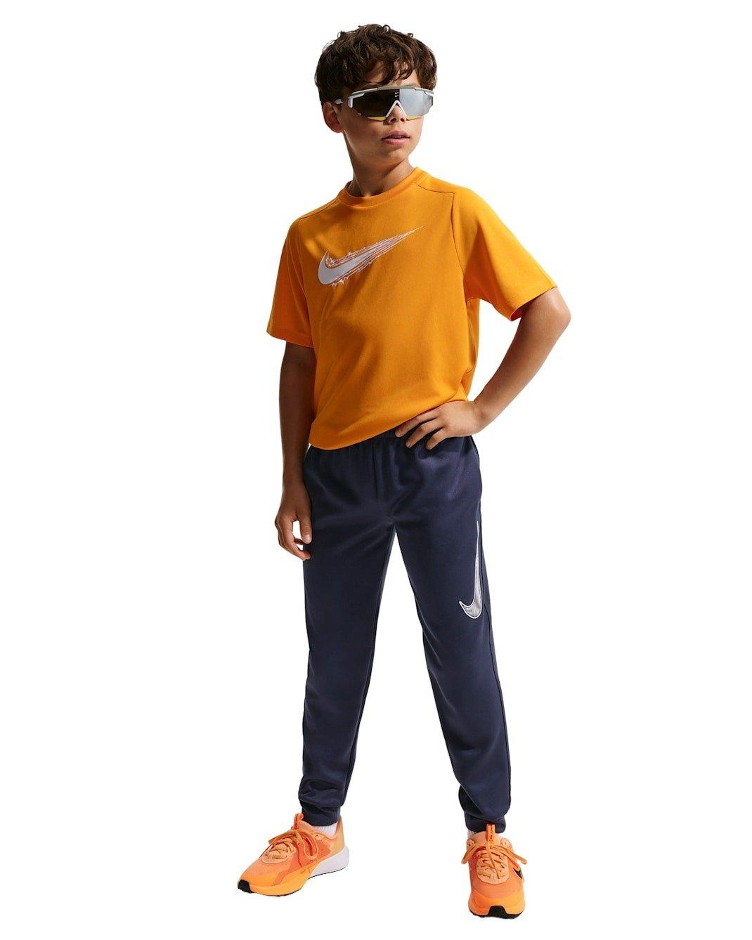 Nike Big Boys' Multi Dri-FIT Knit Training Pants - Navy - NAVY Thumbnail View 4
