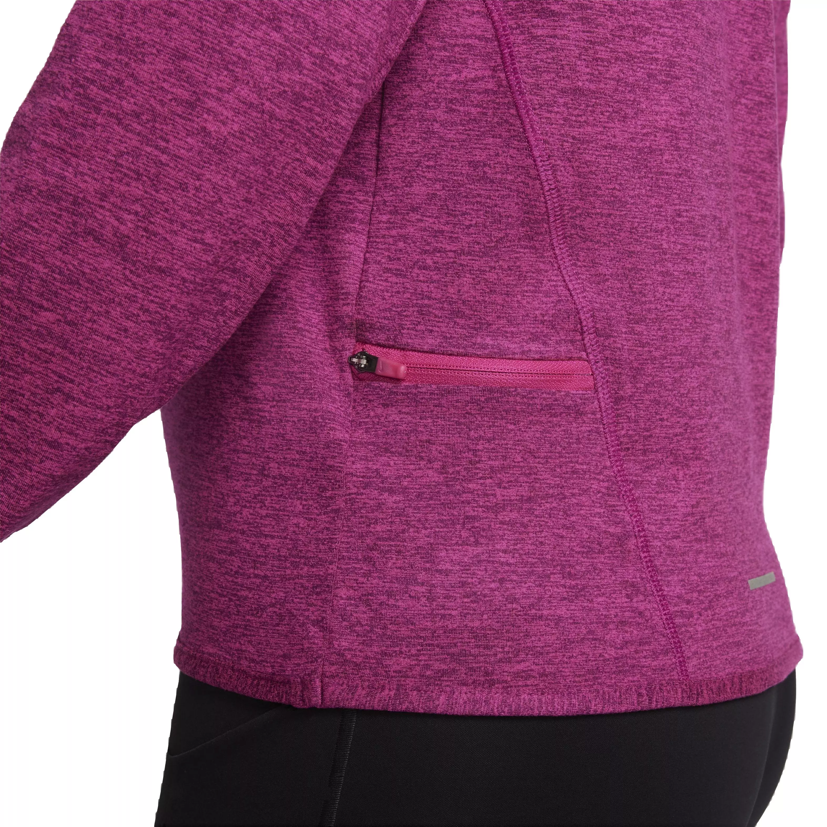 Nike Women's Swift Element Dri-FIT UV Crew-Neck Running Top - PINK
